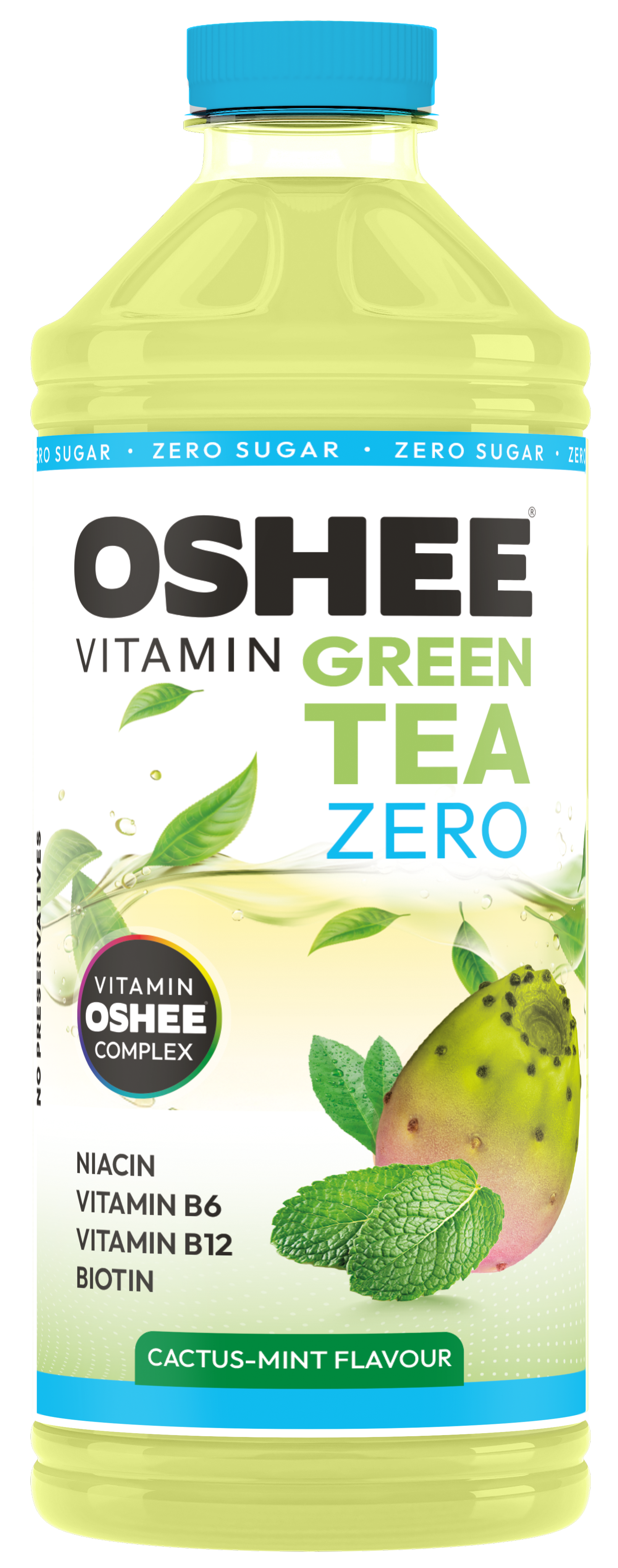 Napój Oshee Vitamin Tea Zero Green Cactus-Mint 1100Ml Kaucja