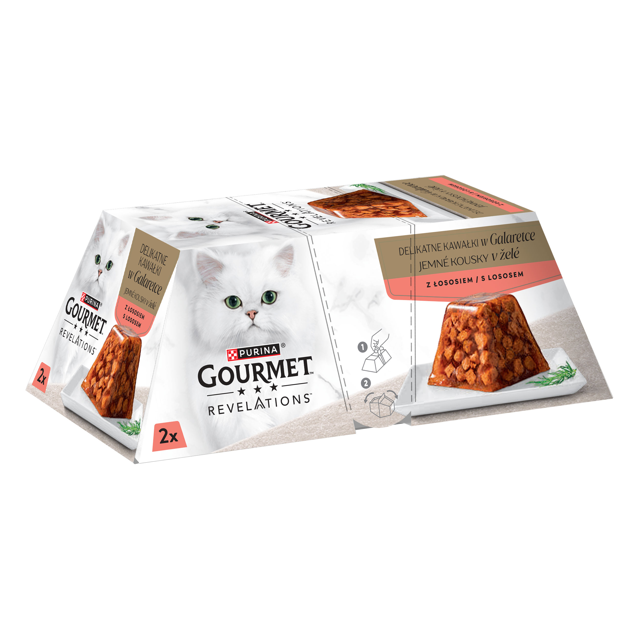Gourmet Revelations Łosoś W Galaretce 2 X 57 G