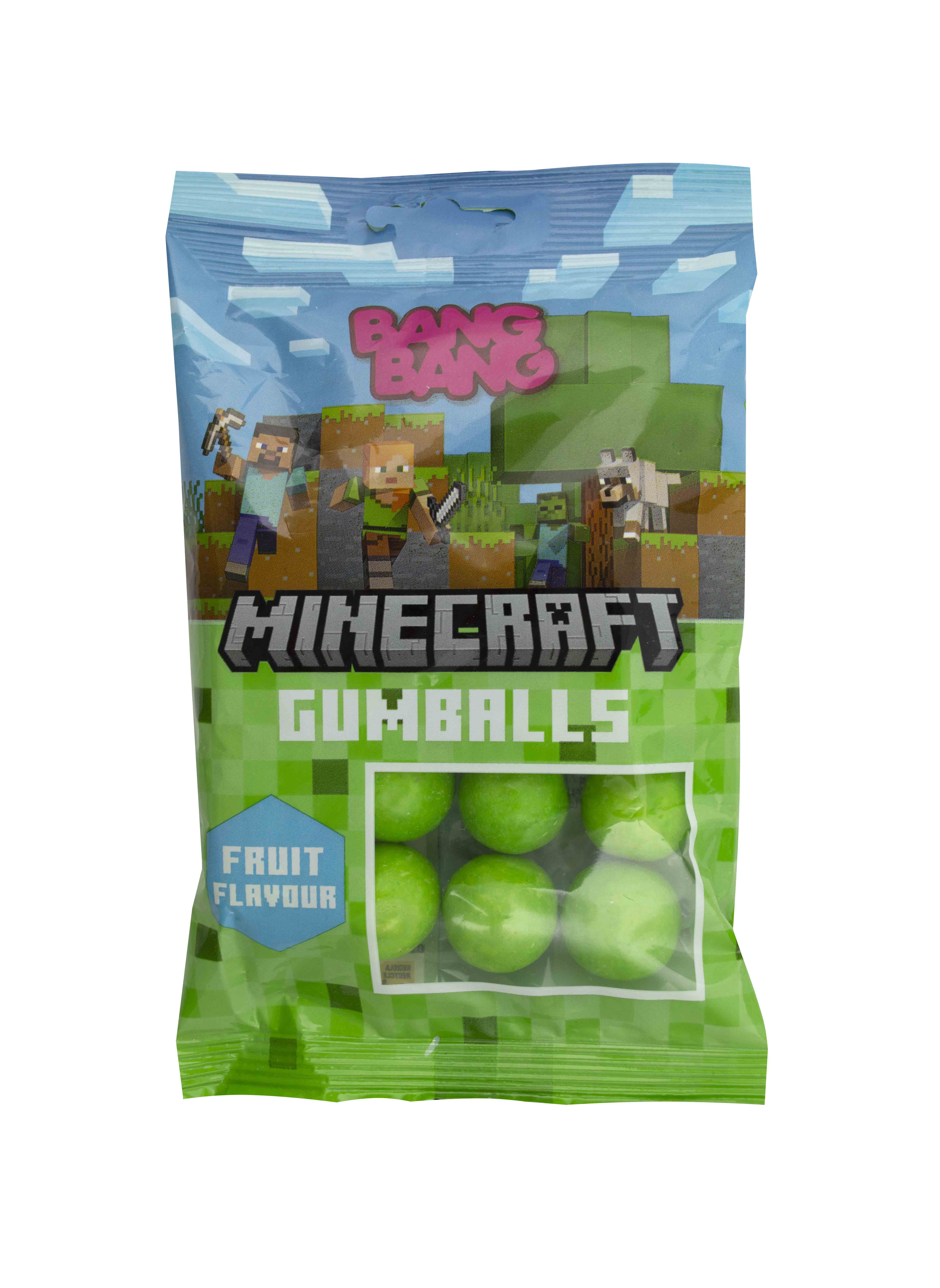 Sweet'Nfun Minecraft Gumballs Fruit Flavour 80 G