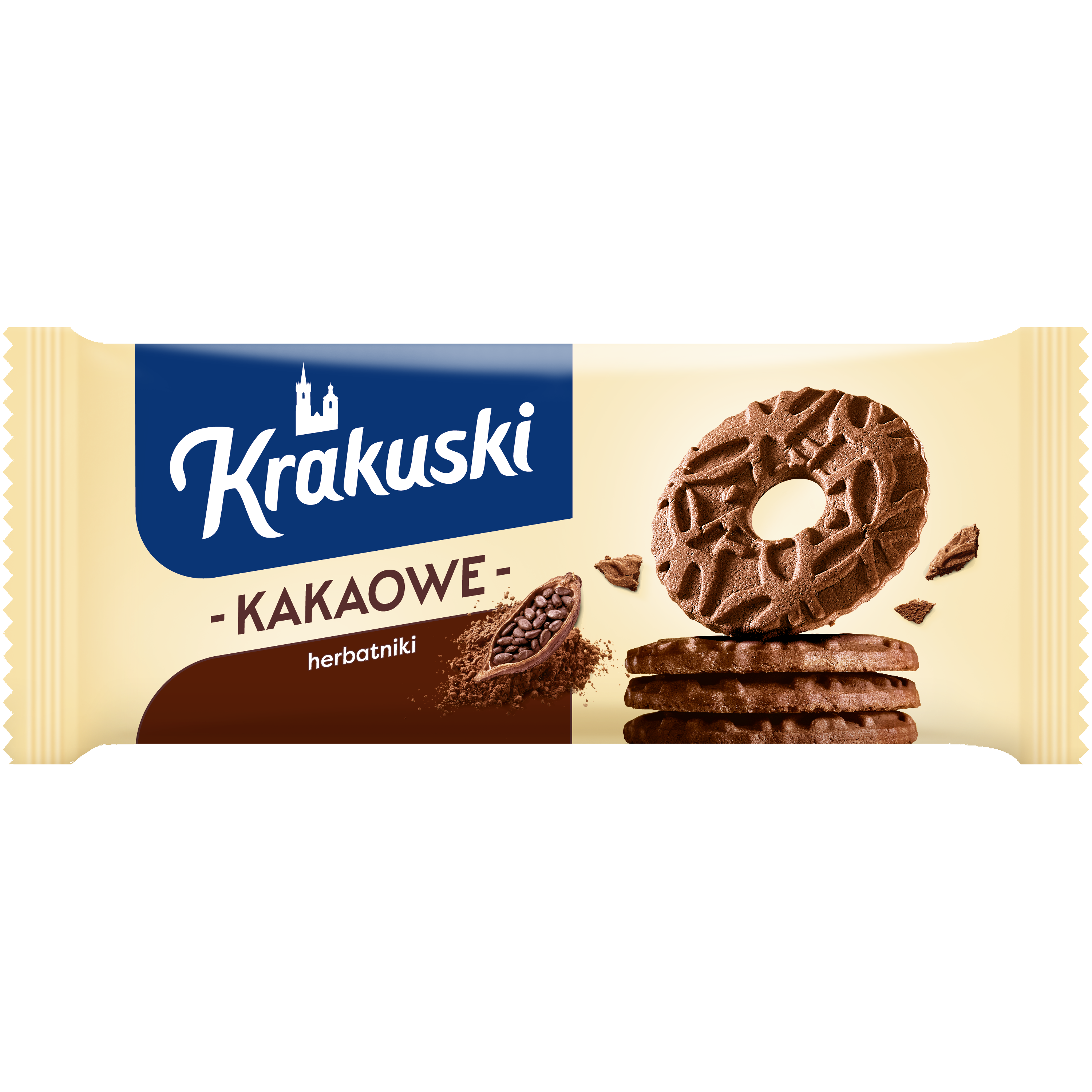 Krakuski Herbatniki Kakaowe 163G