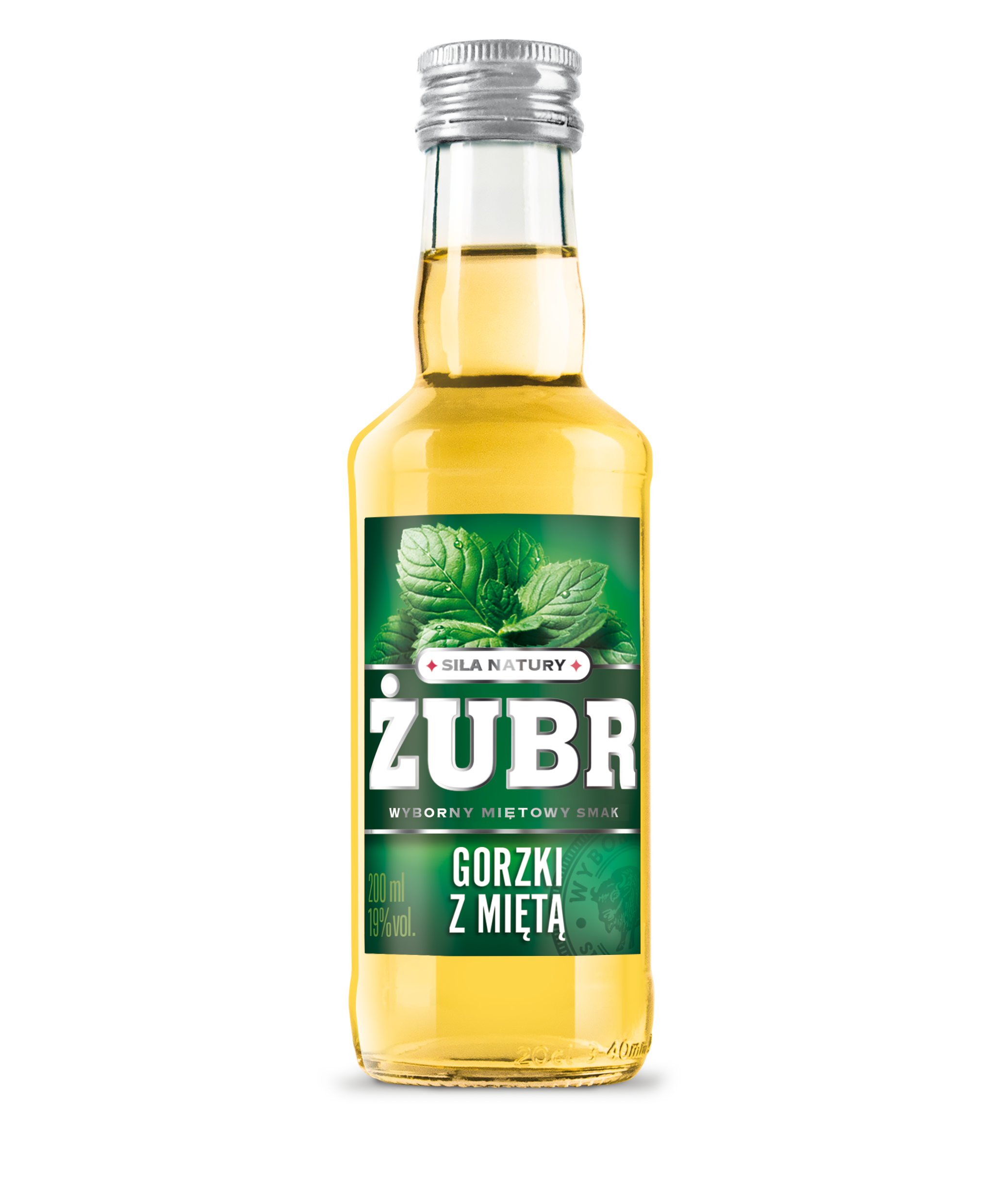 Żubr Gorzki Z Miętą 19% 200 Ml