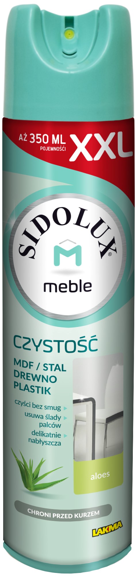 Sidolux M Przeciw Kurzowi - Aloes Aerozol 350Ml