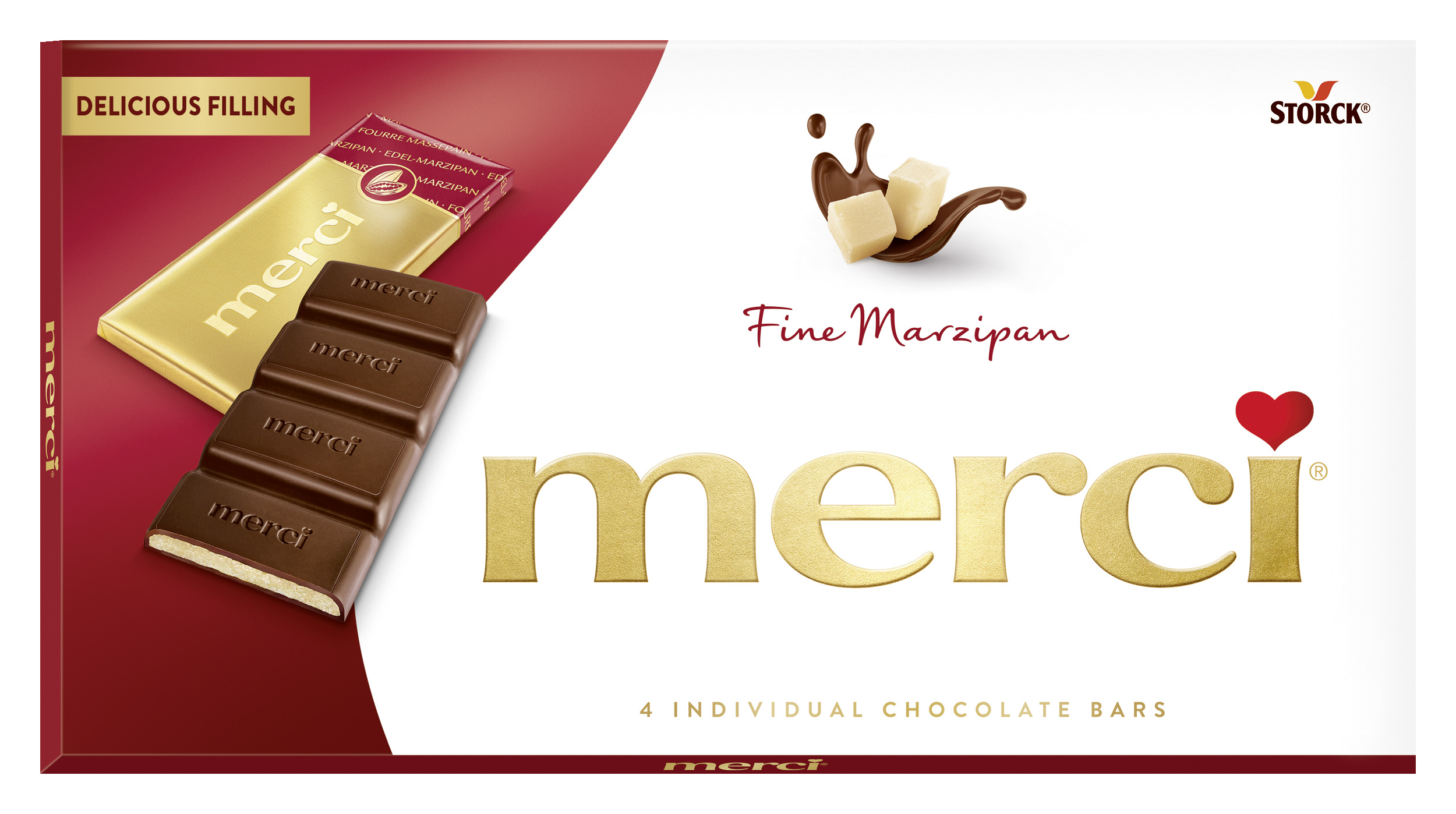 Merci Czekolada Z Nadzieniem Marcepanowym 112 G.