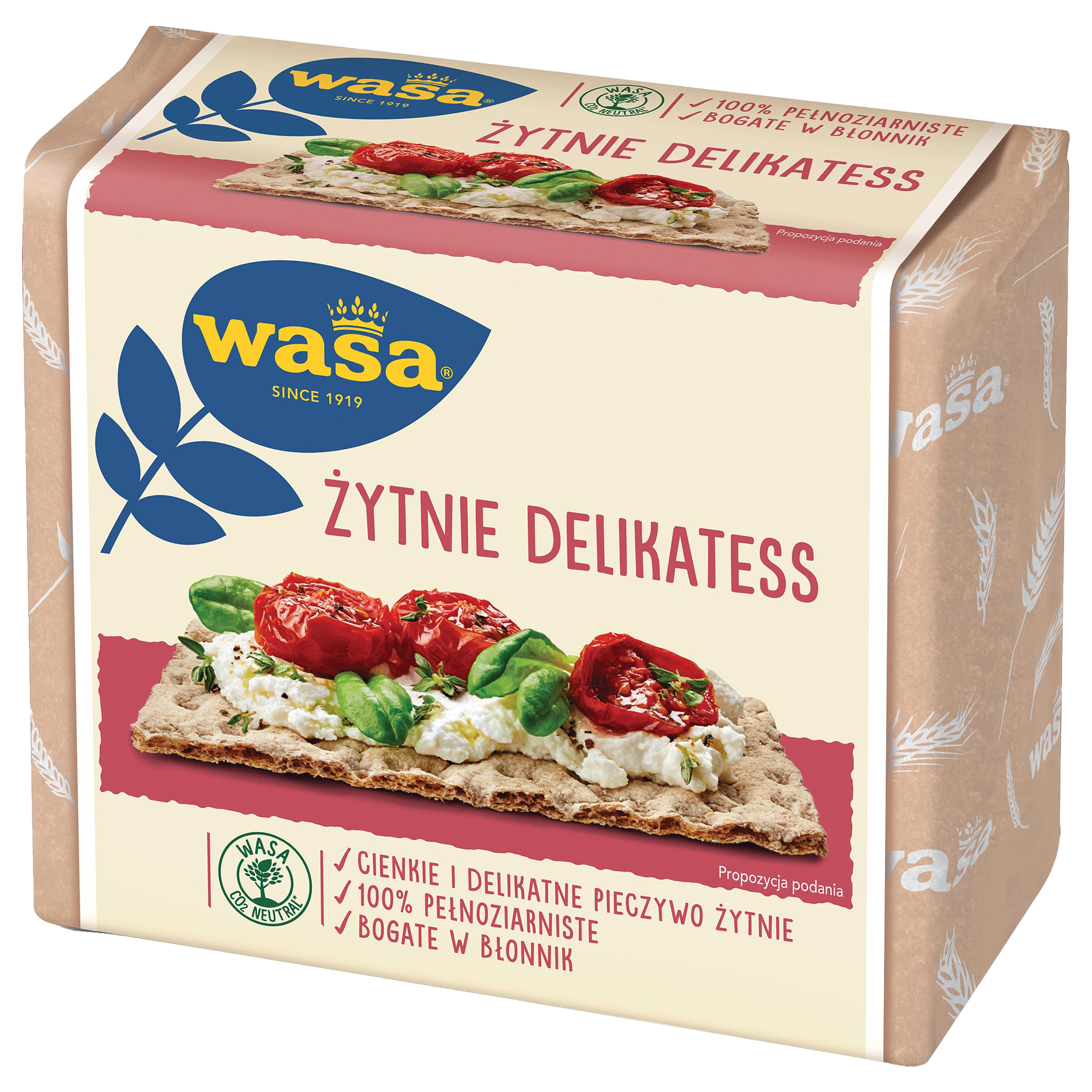 Wasa Pieczywo Chrupkie Żytnie 210 G