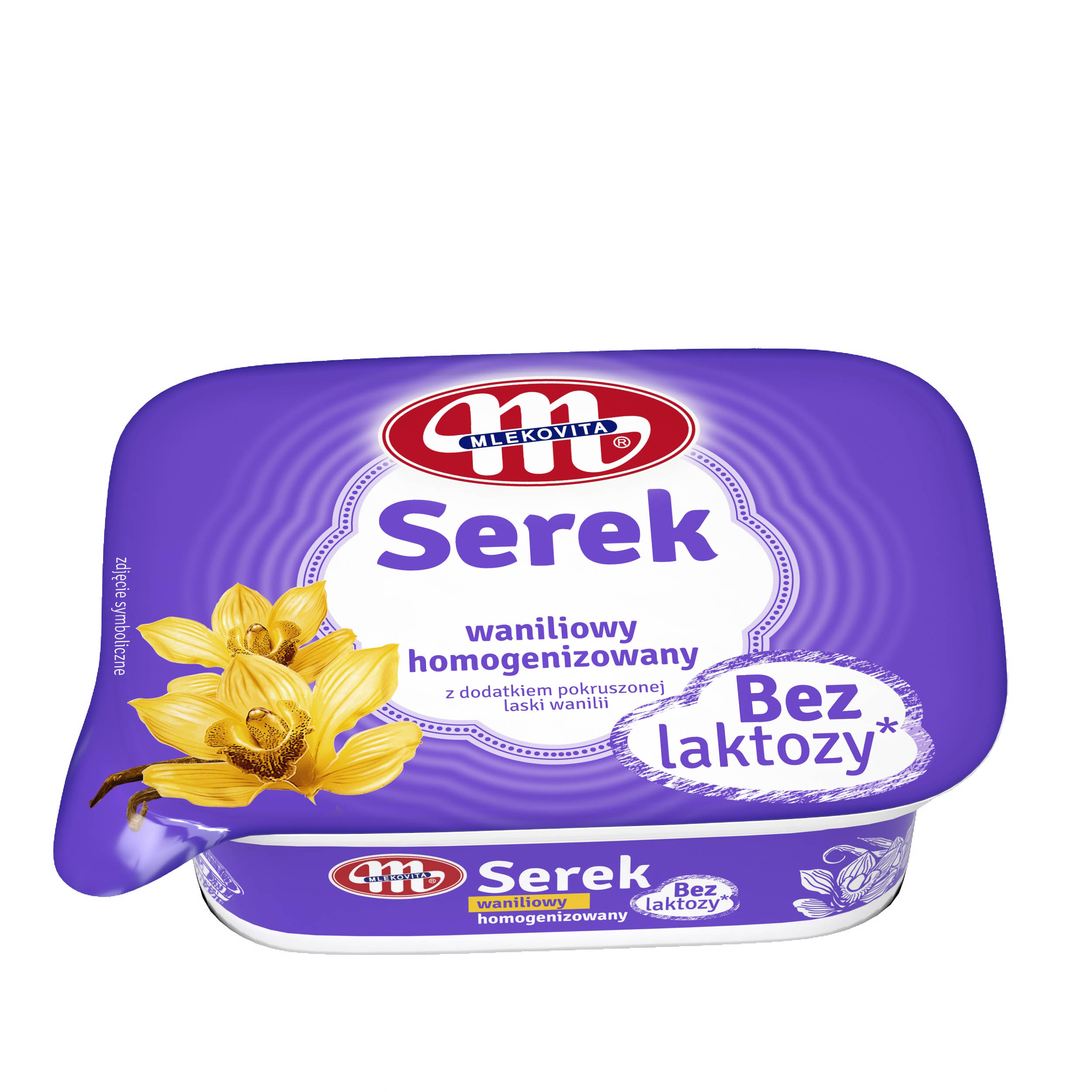 Mlekovita Serek Homogenizowany Bez Laktozy Waniliowy 150G