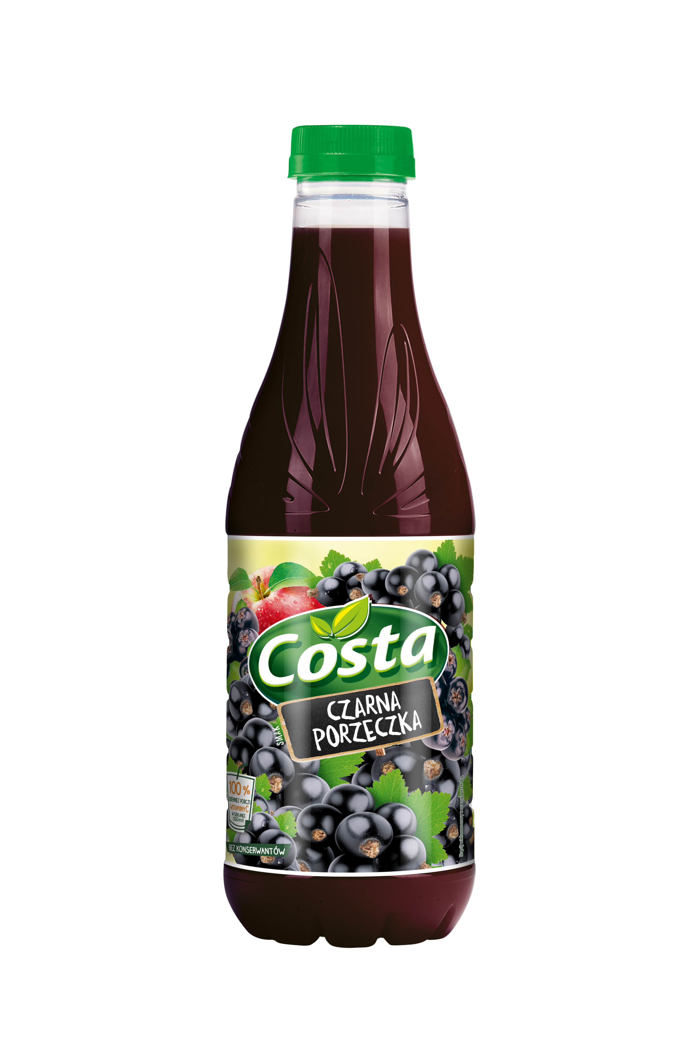 Costa Napój Czarna Porzeczka Butelka Pet 1L Kaucja