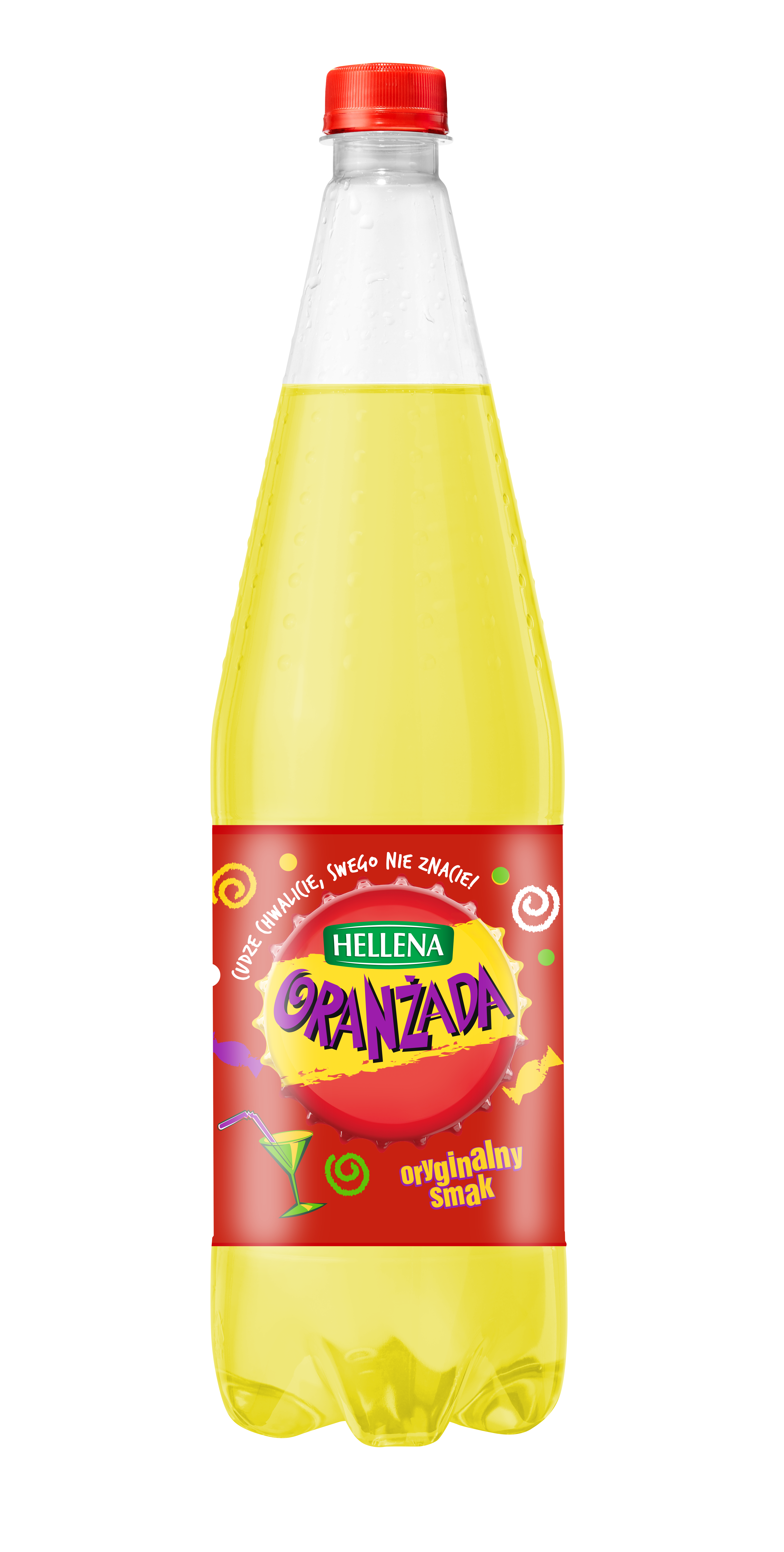 Hellena Oranżada Żółta 1,25 L