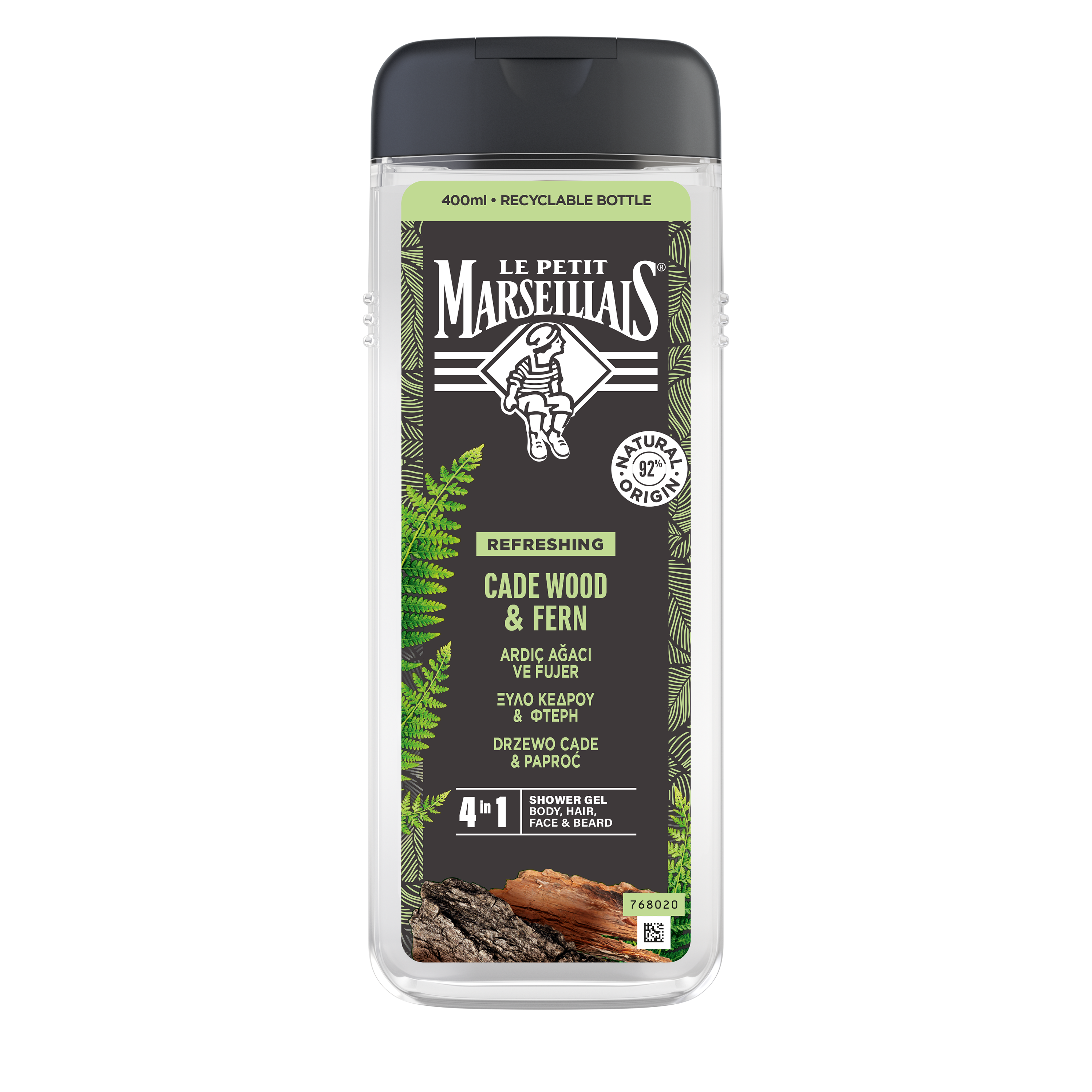 Le Petit Marseillais Men Żel Pod Prysznic Drzewo Cade 400 Ml