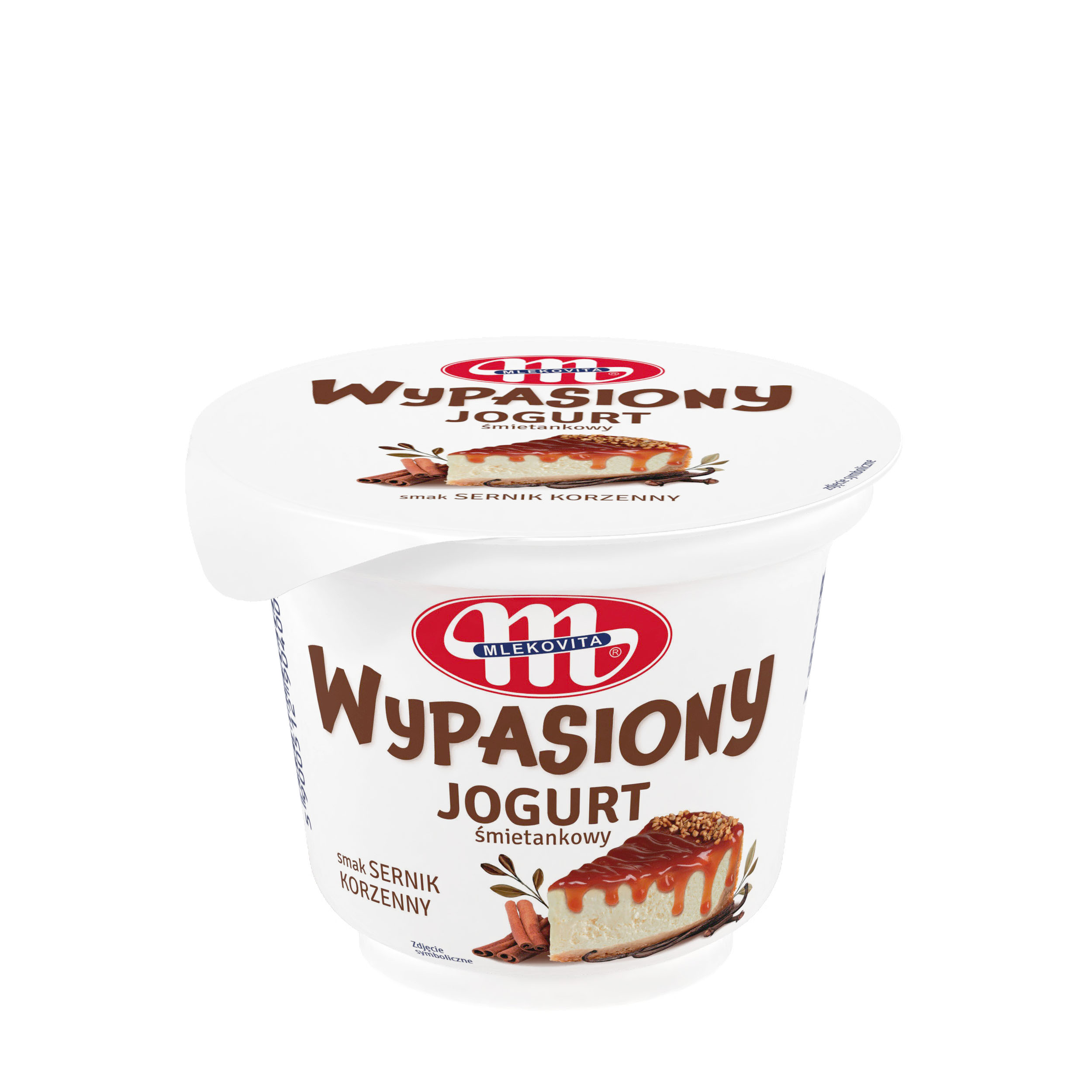 Mlekovita Wypasiony Jogurt Śmietankowy Smak Sernik Korzenny 200G
