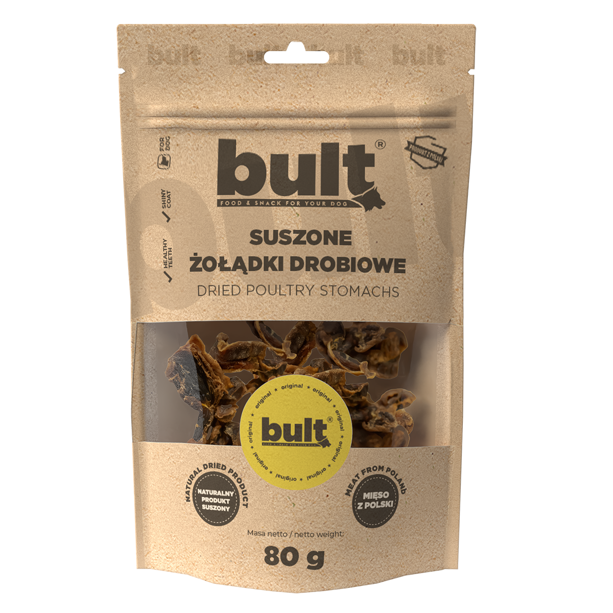 Bult Suszone Żołądki Drobiowe 80G