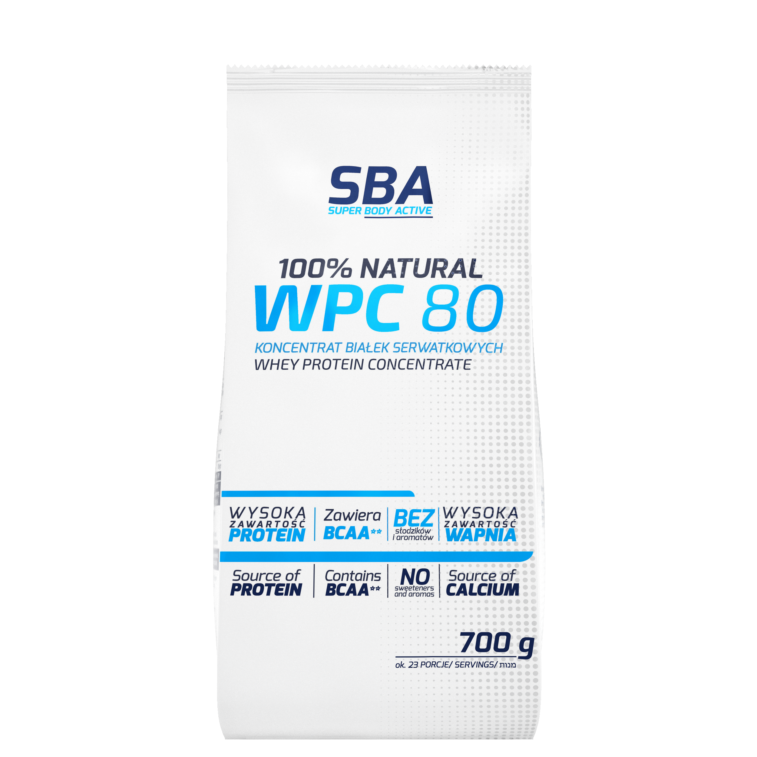 Mlekovita Sba Wpc 80 Koncentrat Białek Serwatkowych Naturalny 700G