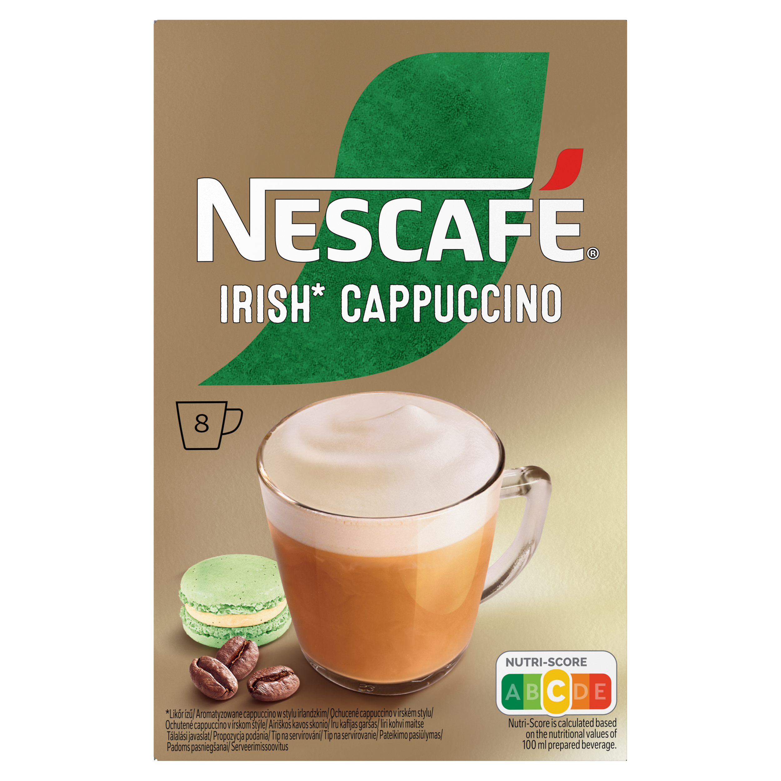 Nescafe Cappuccino Irish 112 G (8 X 14G)