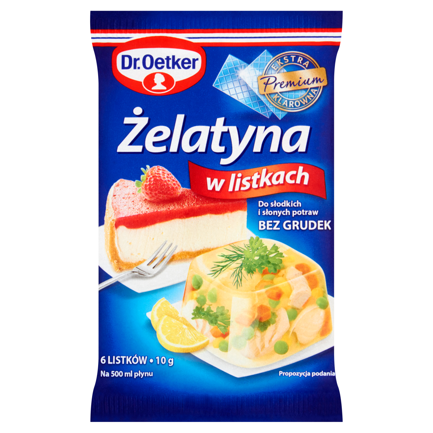 Dr. Oetker Żelatyna W Listkach 10 G
