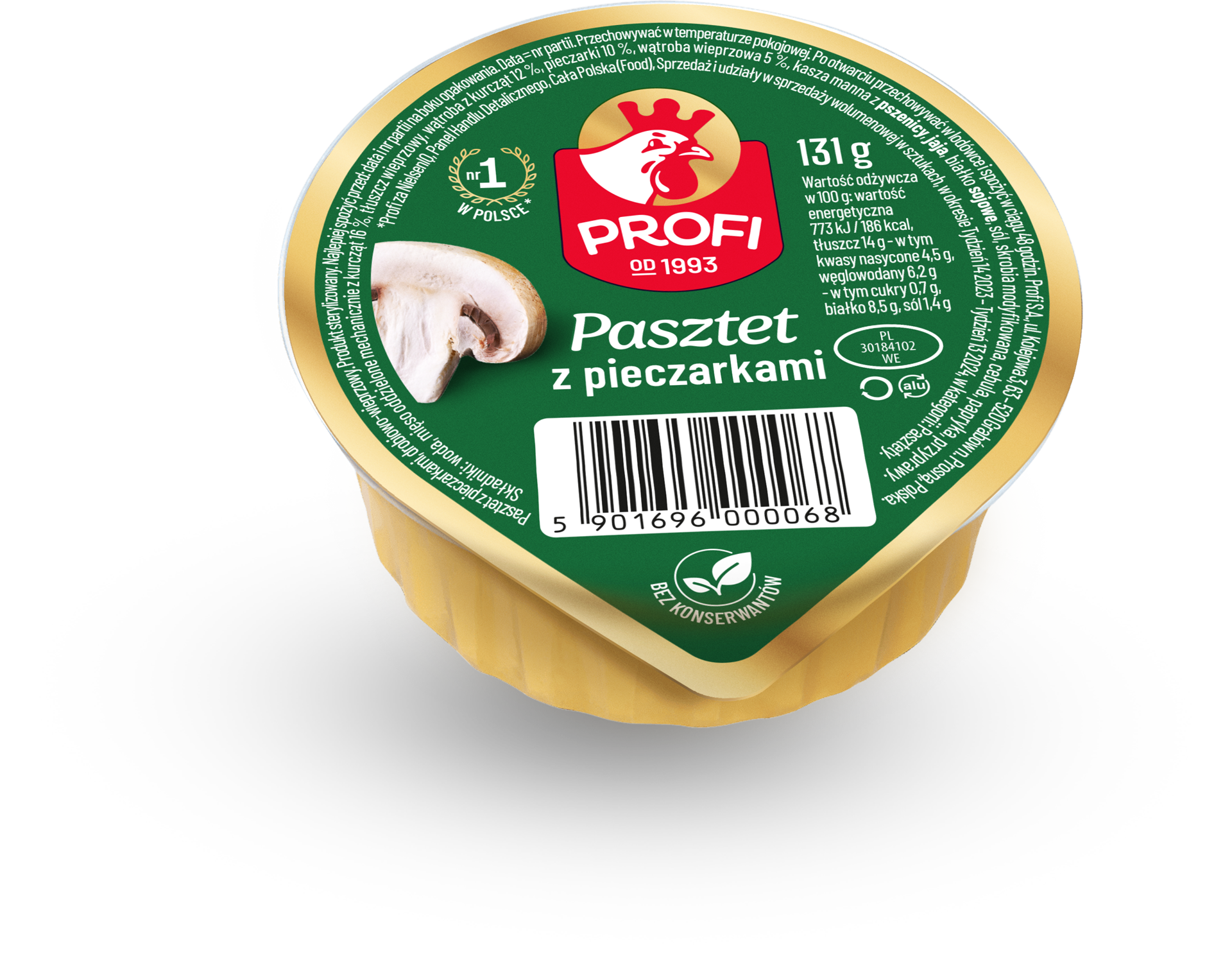 Profi Pasztet Z Pieczarkami 131G