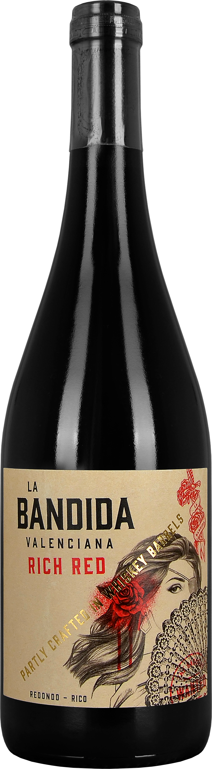 La Bandida Valenciana Rich Red Wino Czerwone Półwytrawne 750 Ml