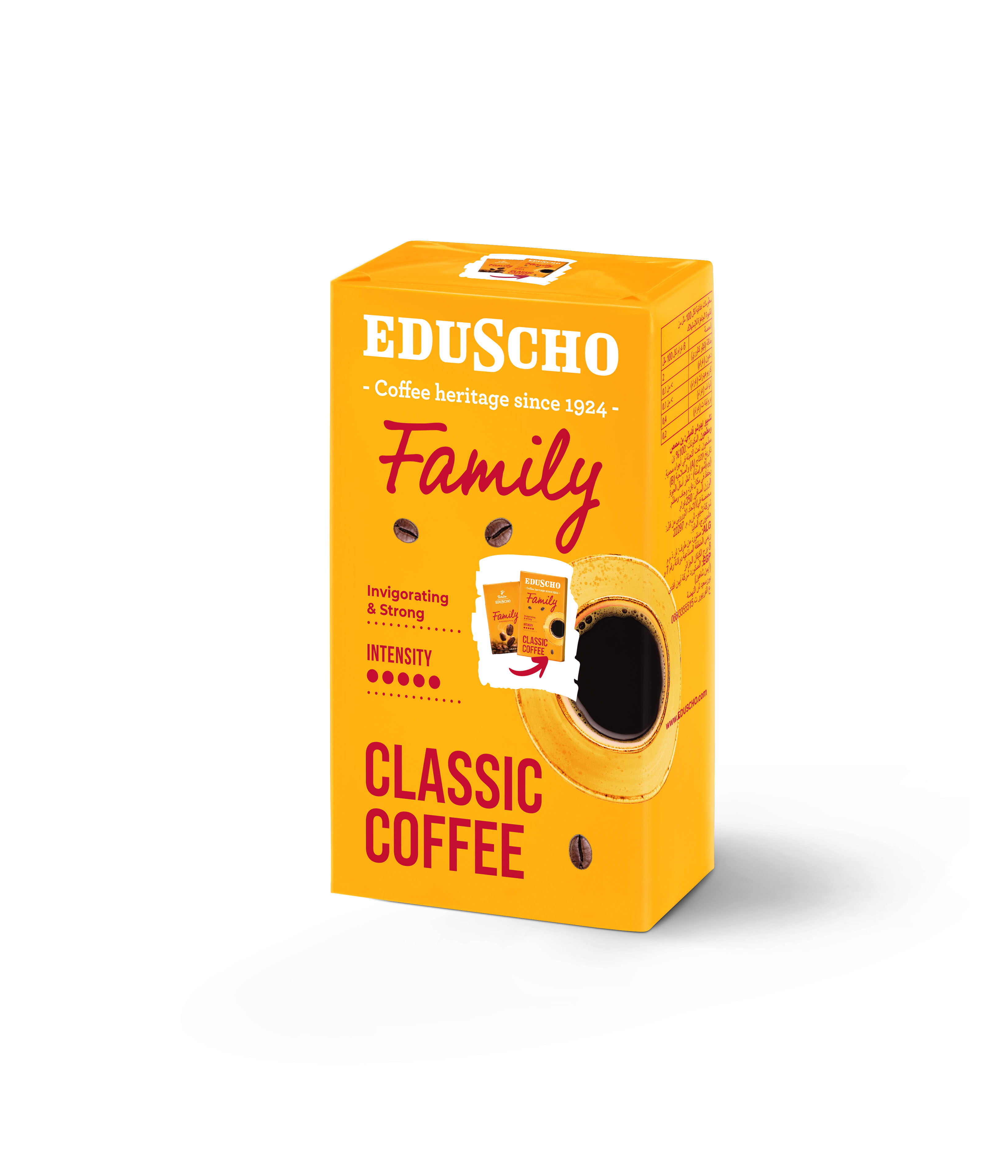 Kawa Eduscho Family 250G Mielona