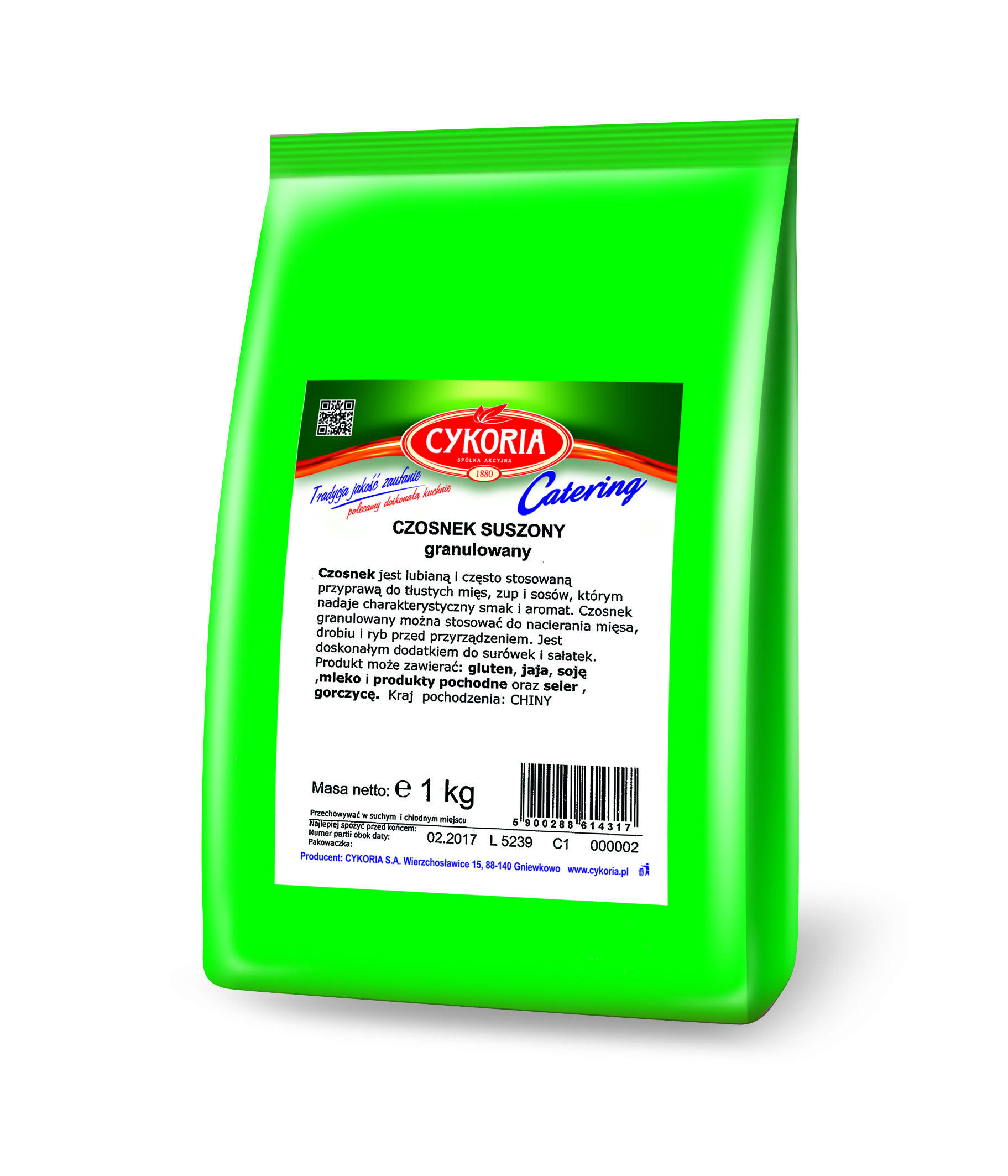 Czosnek Suszony Granulowany Cykoria 1Kg