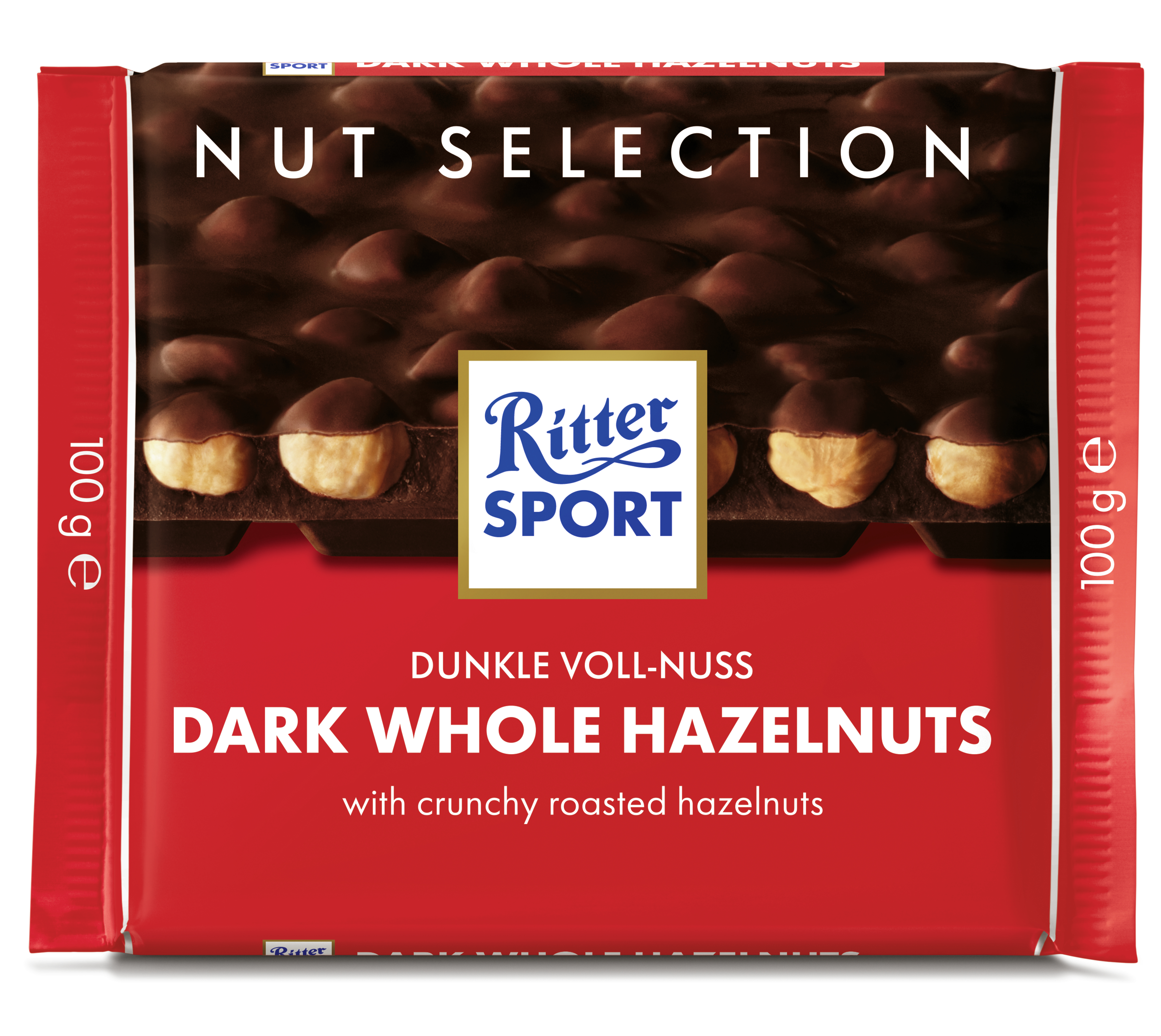 Ritter Sport Czekolada Deserowa Z Całymi Prażonymi Orzechami Laskowymi 100G