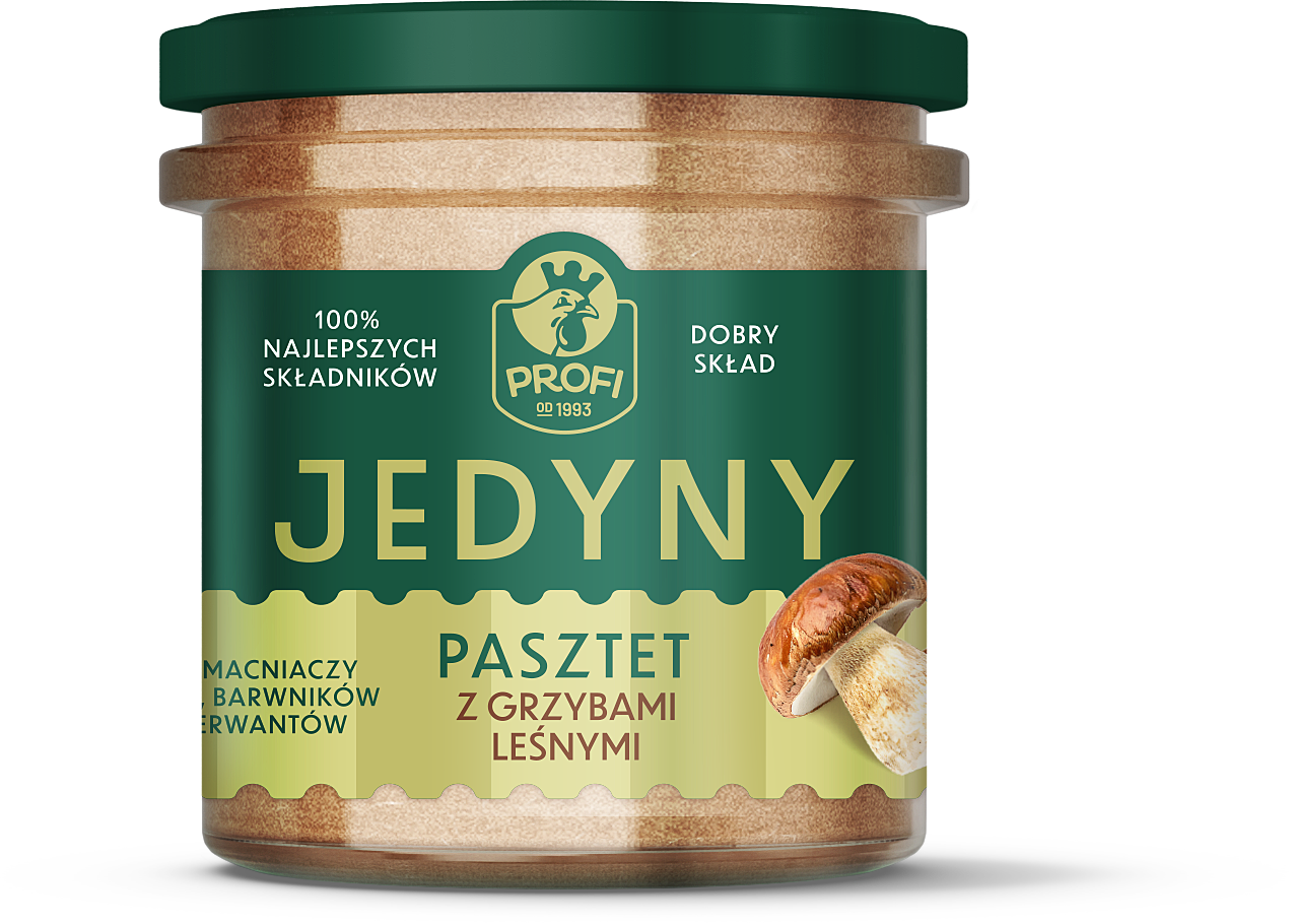 Profi Jedyny Pasztet Z Grzybami Leśnymi 130 G