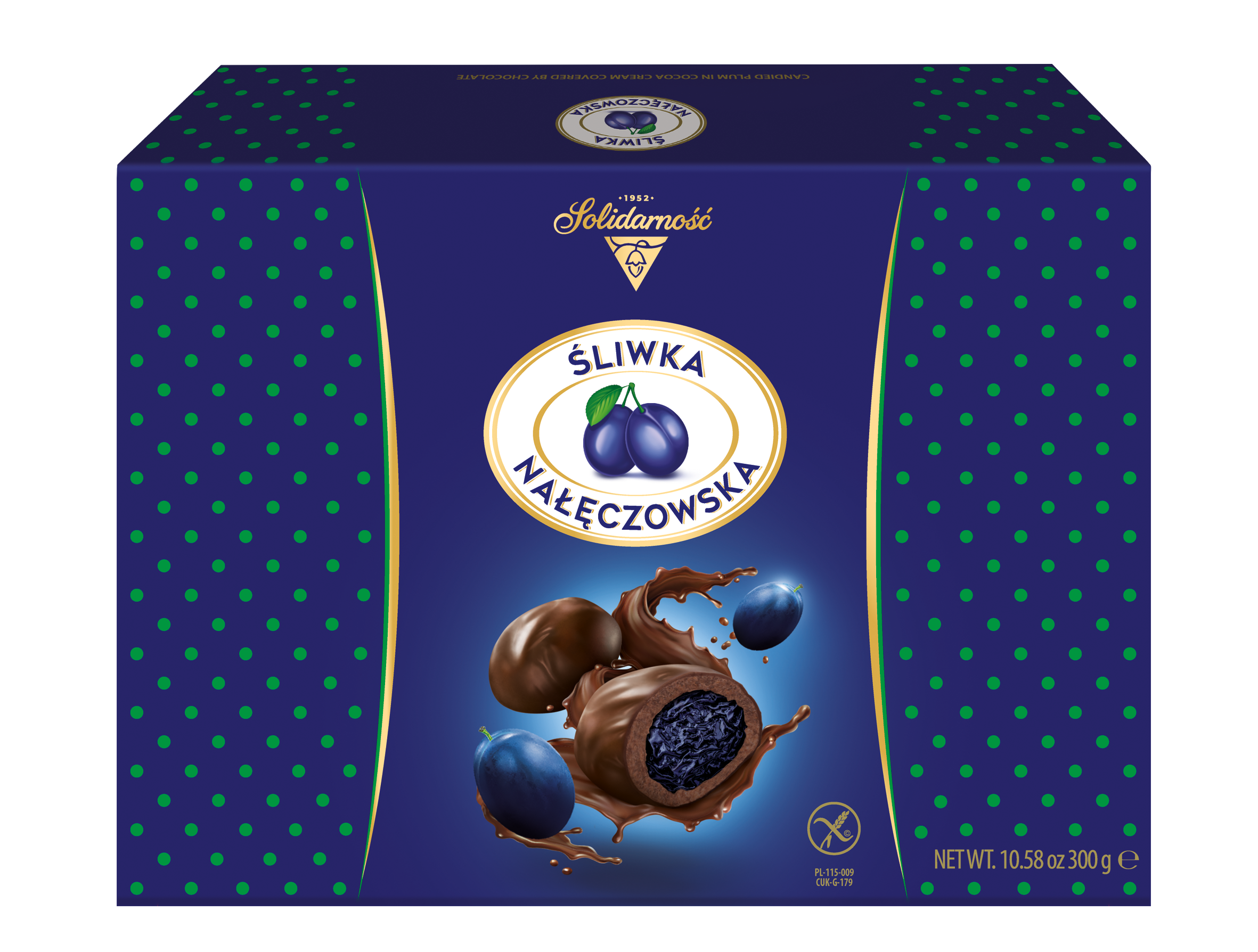 Solidarność Śliwka Nałęczowska W Czekoladzie 300 G