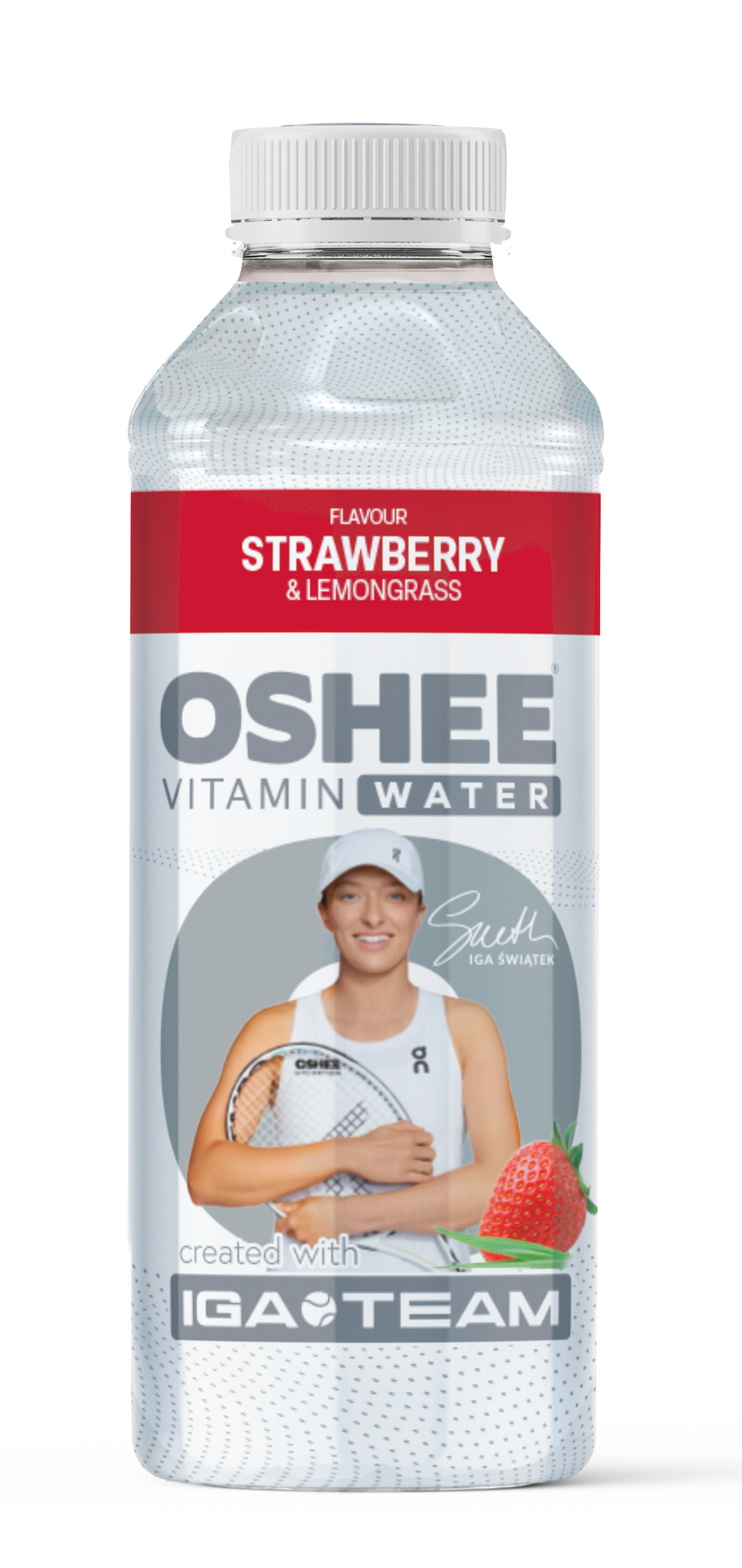 Oshee Vitamin Water Strawberry-Lemongrass Sleeve 555Ml