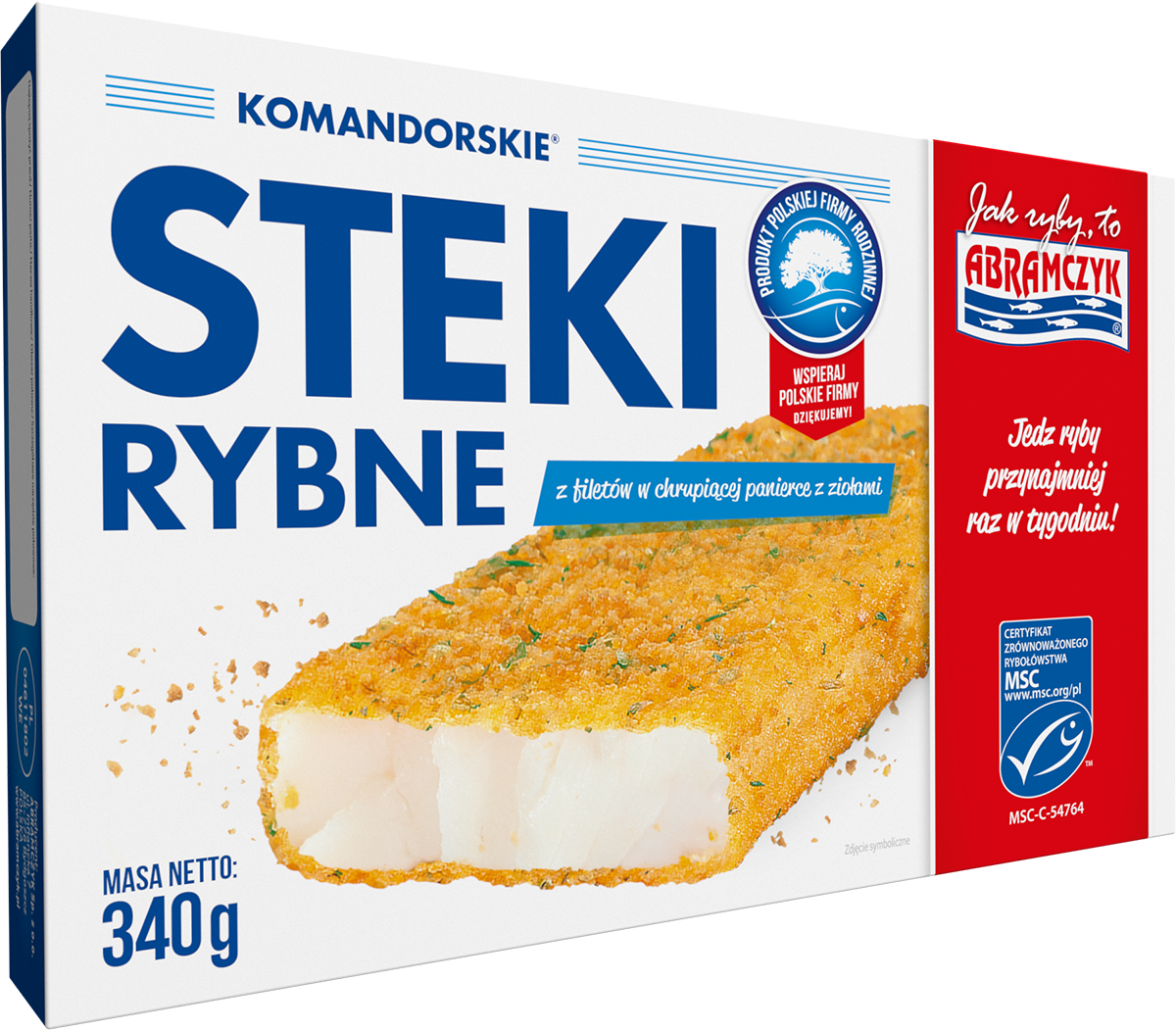 Abramczyk Komandorskie Steki Rybne 340 G
