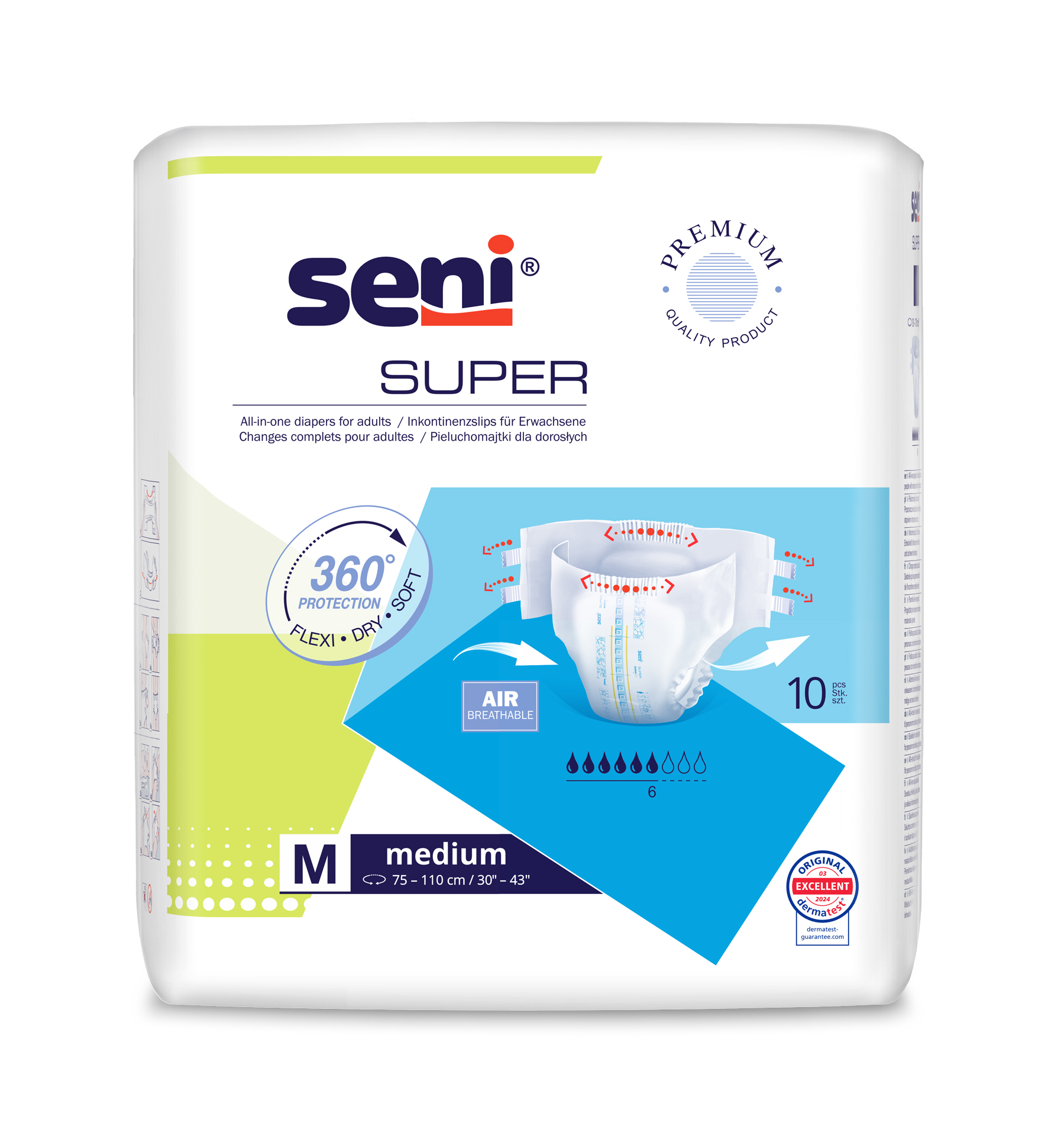 Pieluchomajtki Seni Super Medium A10