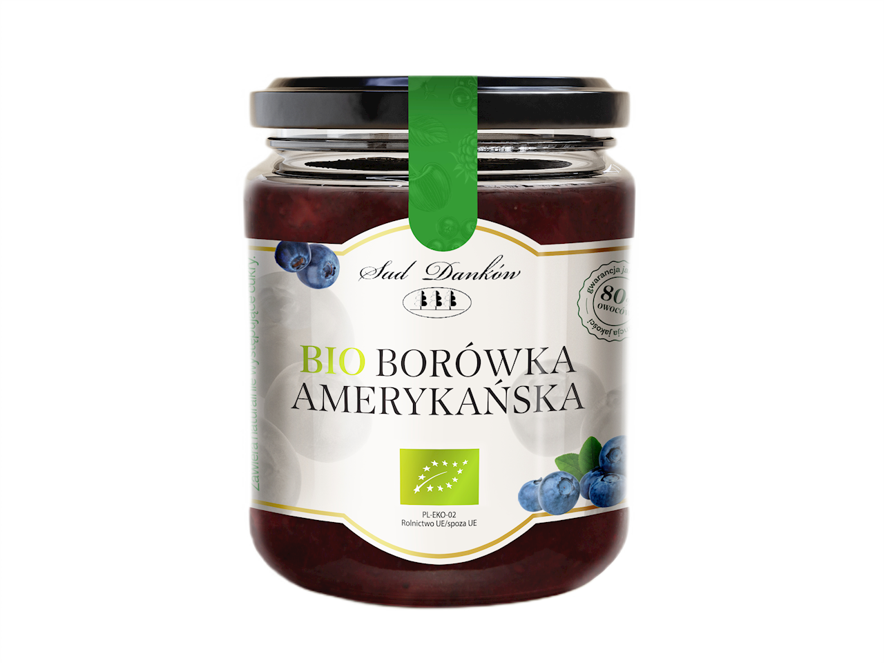 Sad Danków Borówka Amerykańska 80% Bio 260 G