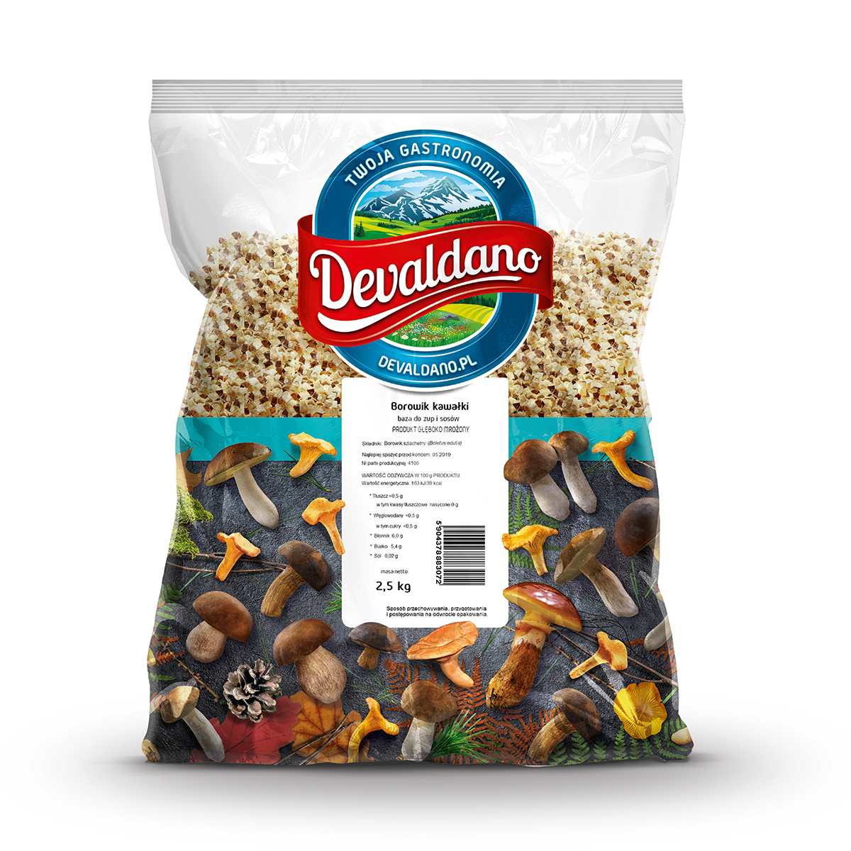 Borowik Baza Do Zup/Sosów Devaldano 2,5 Kg
