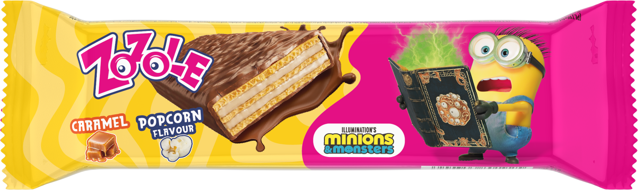 Zozole Wafle Popcorn Minions 40G Mieszko