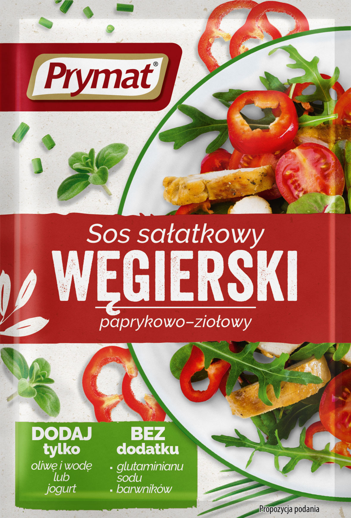 Sos Sałatkowy Paprykowo - Ziołowy Węgierski 9G Prymat