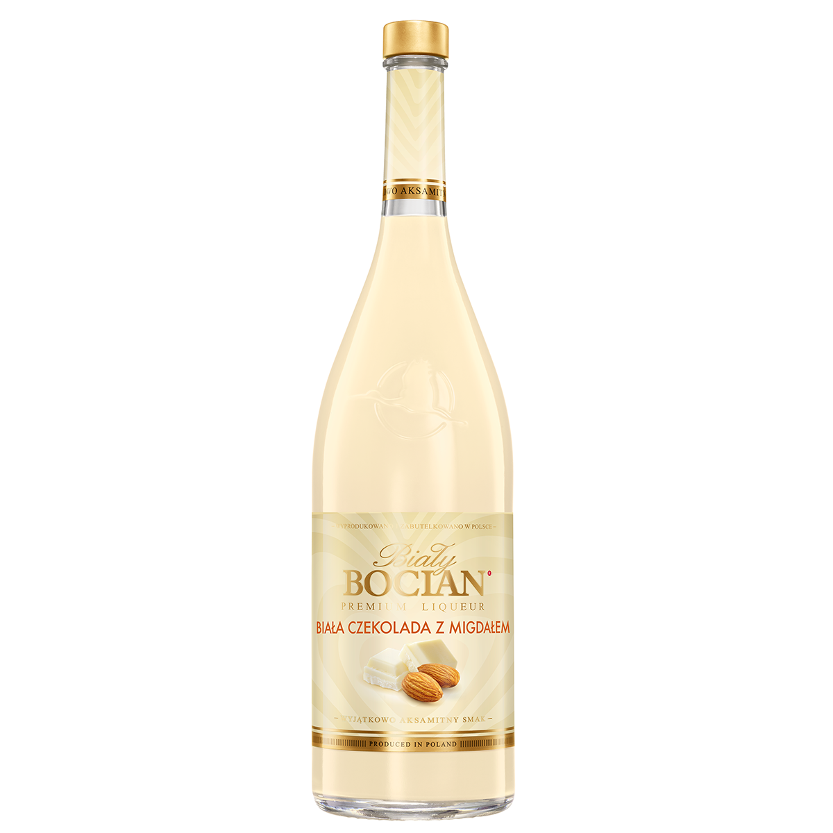 Biały Bocian Biała Czekolada Z Migdałem 16% 500Ml