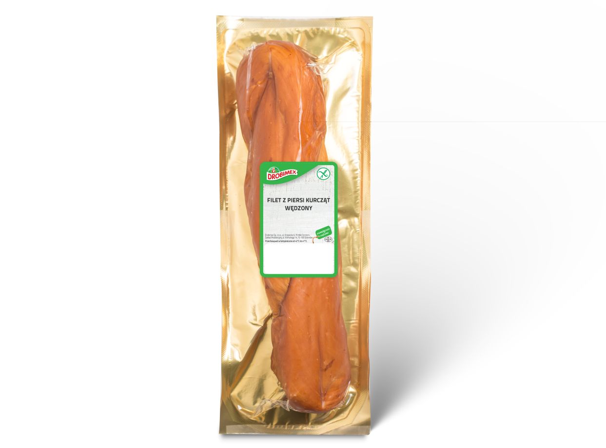 Wędzony Filet Z Kurcząt Ok 0,3 Kg Drobimex