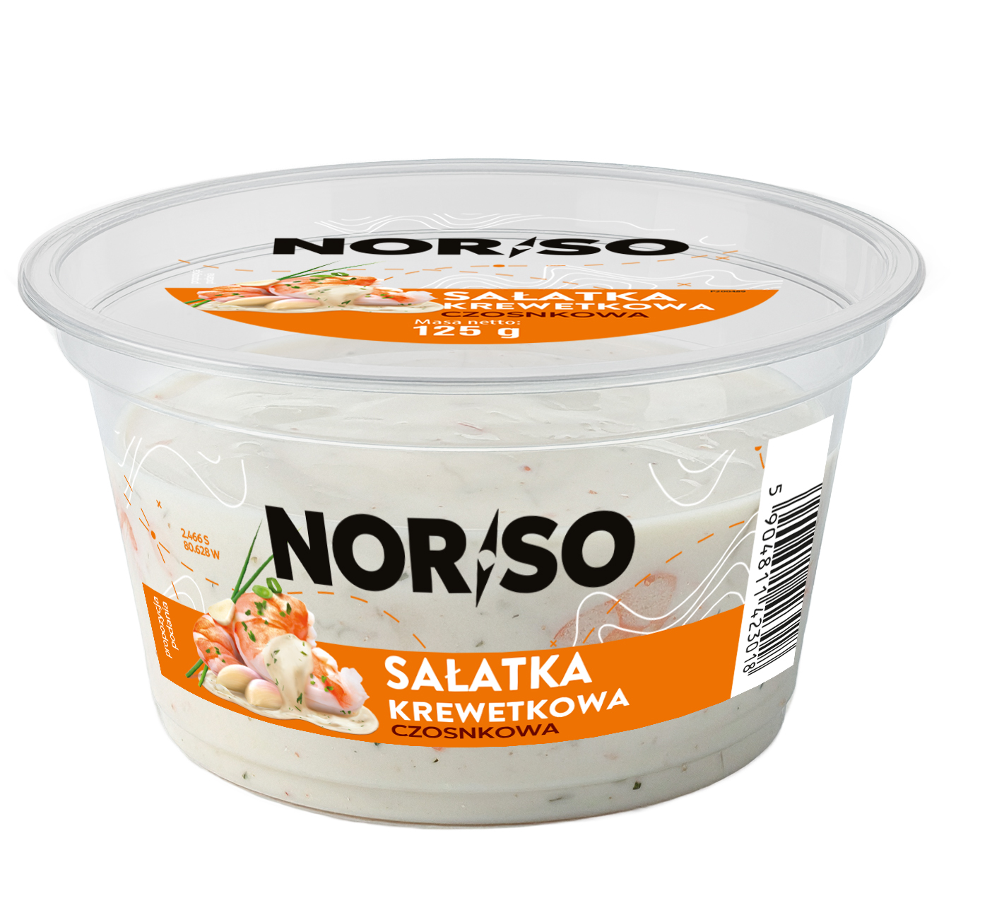 Norso Sałatka Krewetkowa Czosnkowa 125 G