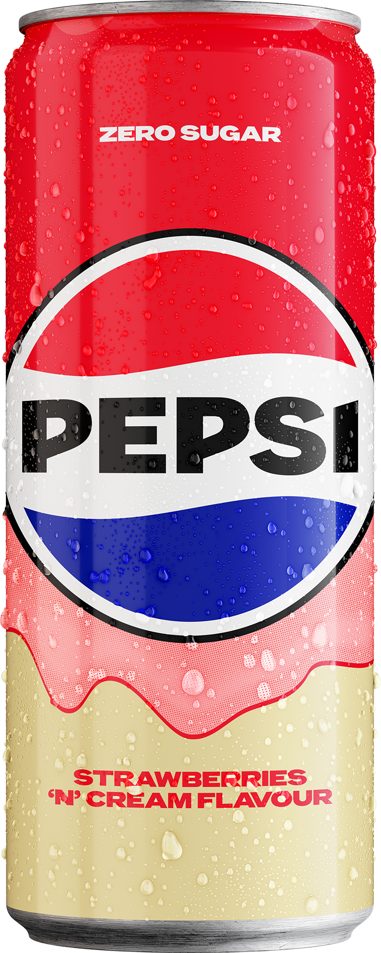 Pepsi Strawberries 'N' Cream Flavour Puszka 330 Ml Kaucja