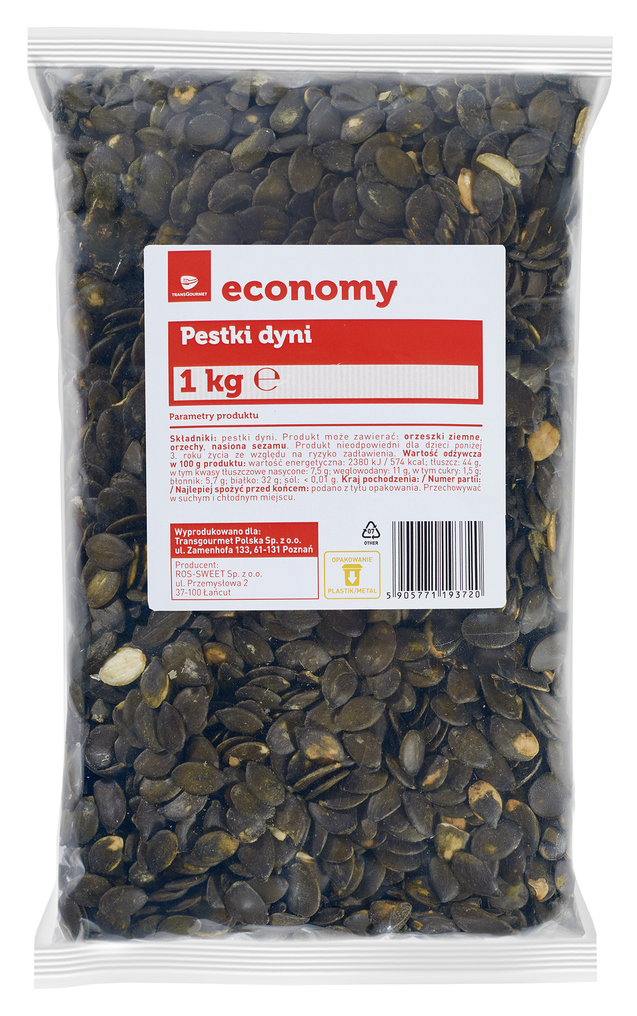 Tge Pestki Dyni 1 Kg