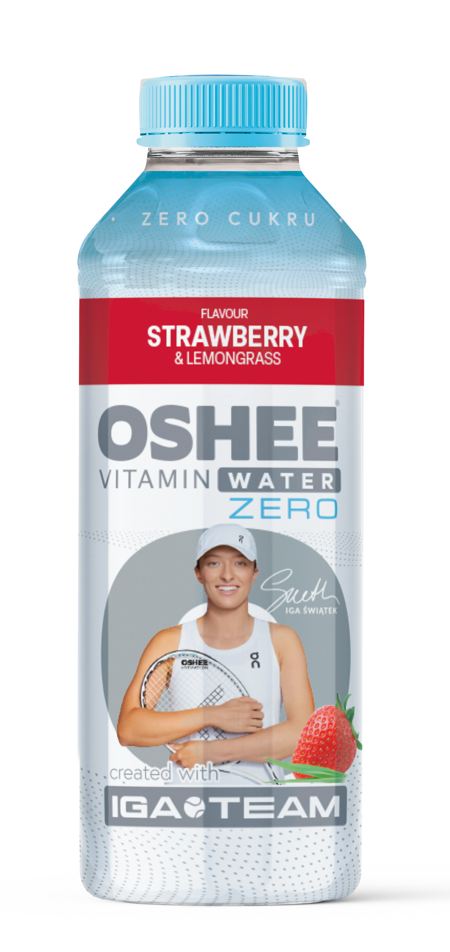 Oshee Vitamin Water Zero Strawberry-Lemongrass 555Ml