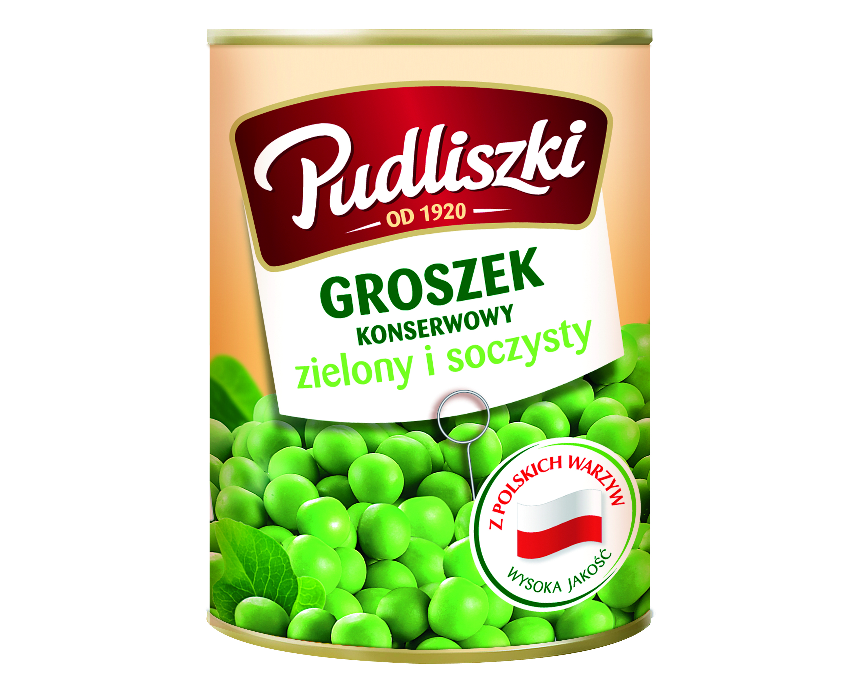 Pudliszki Groszek Konserwowy Zielony I Soczysty 400 G