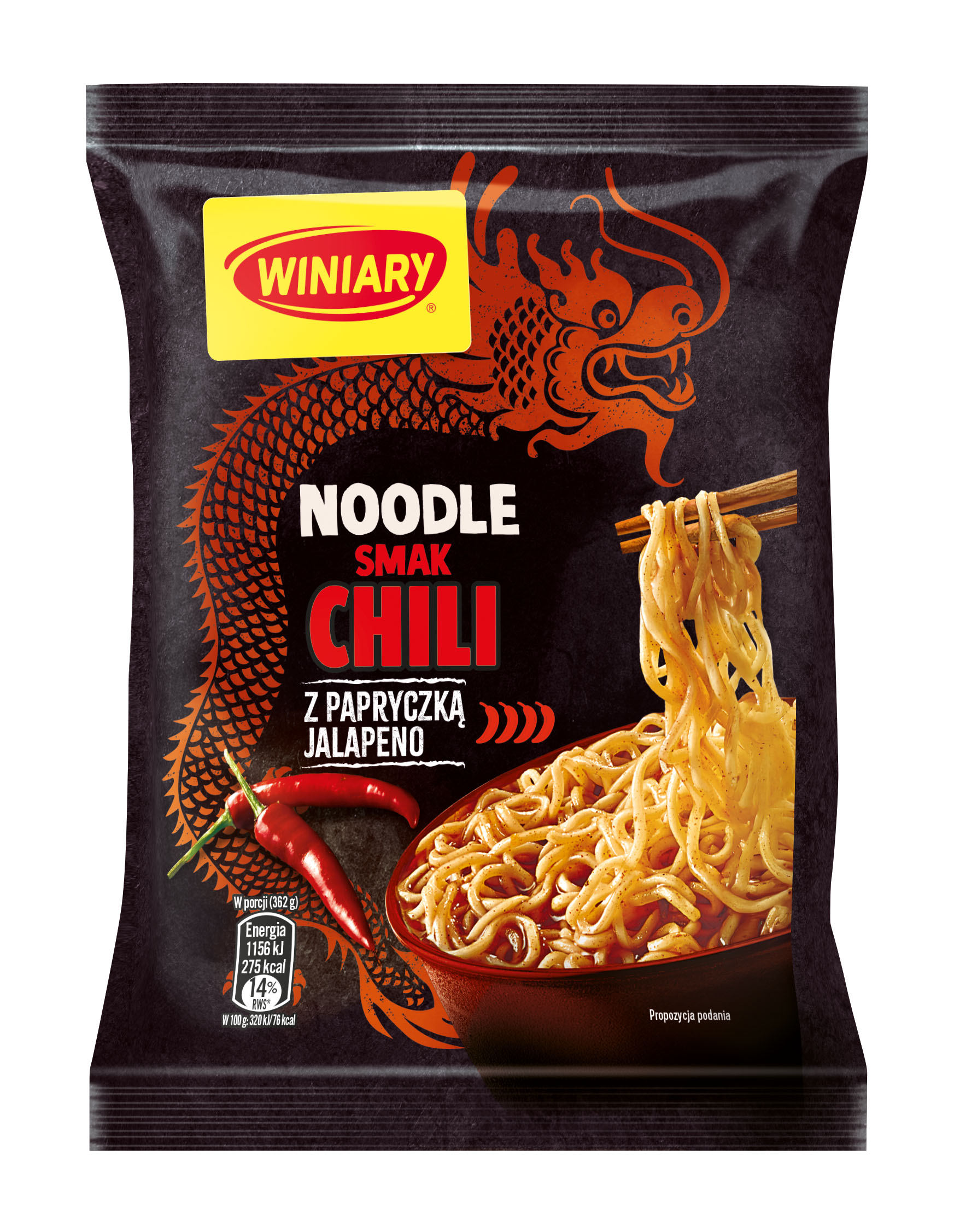 Winiary Nudle Chili Z Papryczką Jalapeno 62G