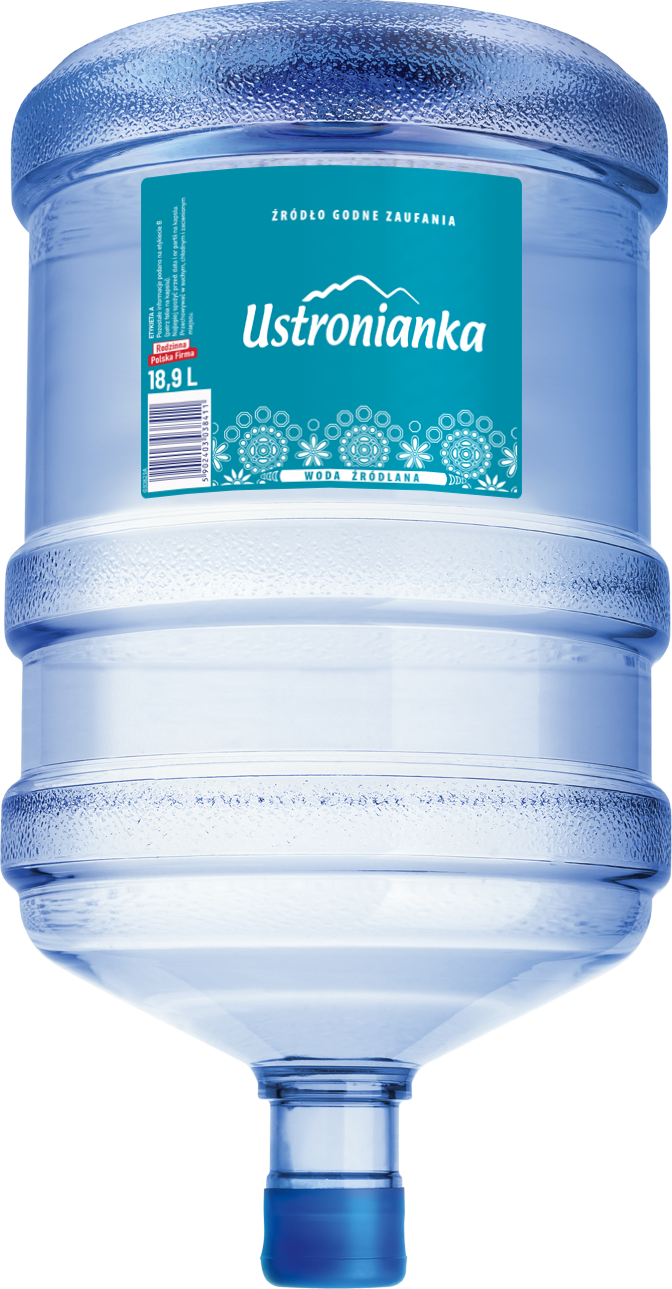 Ustronianka Woda Źródlana 18,9L