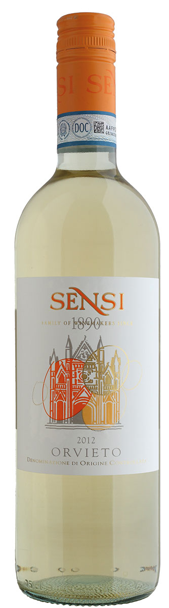 Wino Gronowe Wytrawne Białe Orvieto Sensi 750Ml
