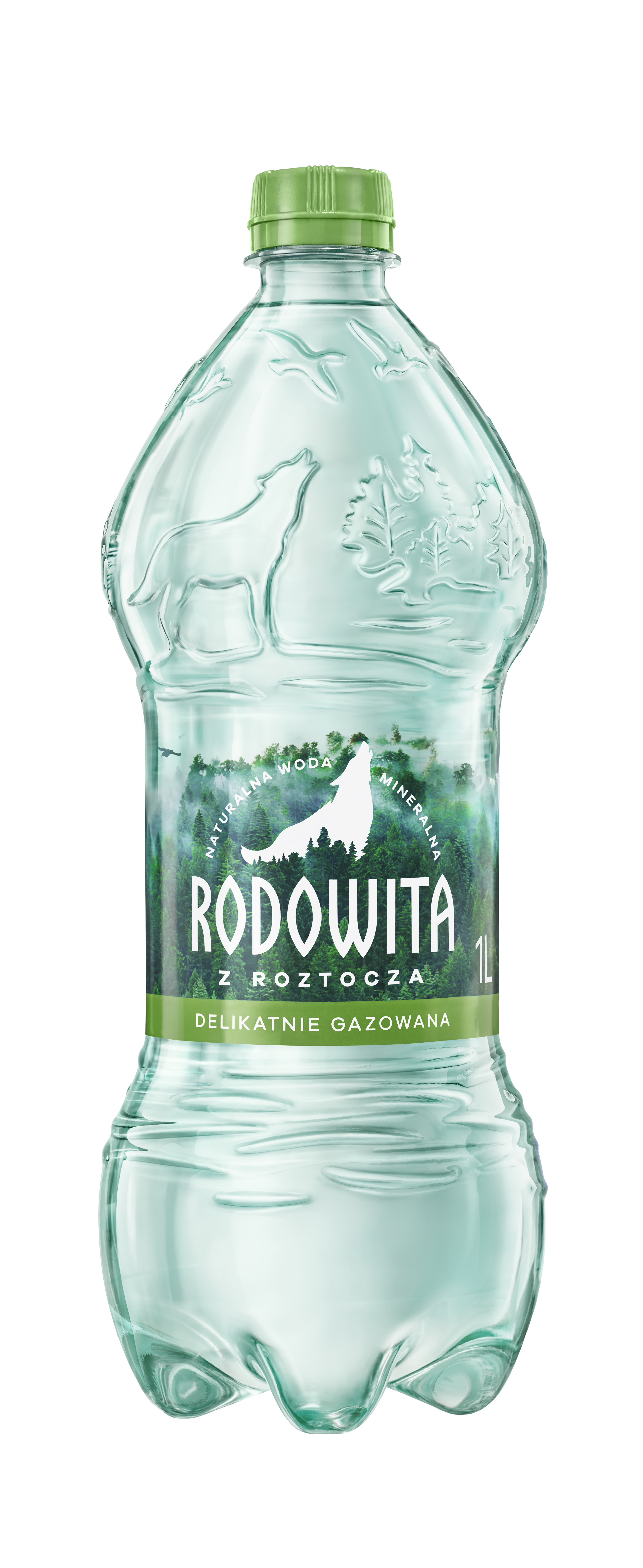 Rodowita Z Roztocza Naturalna Woda Mineralna Delikatnie Gazowana 1L System Kaucyjny
