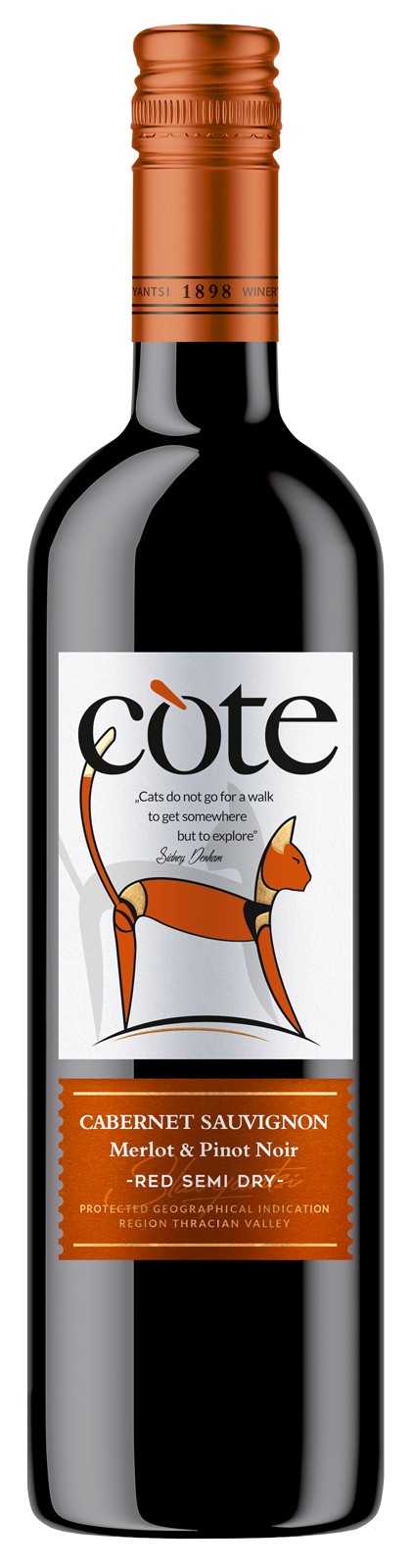 Cote Red Semi Dry 0,75L