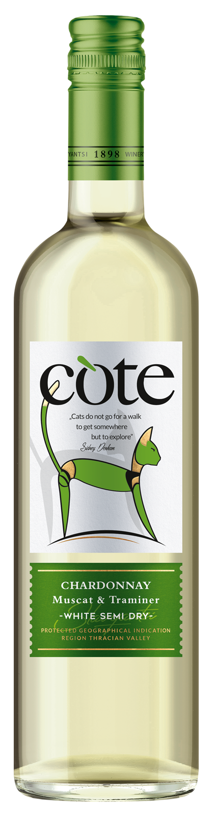 Cote White Semi Dry 0,75L