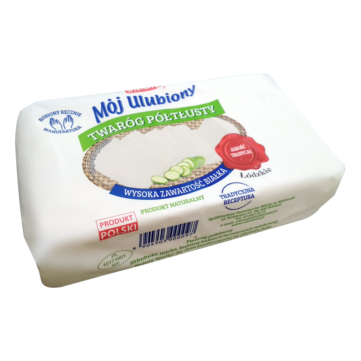 Wieluń Twaróg Półtłusty W Pergaminie Około 1Kg