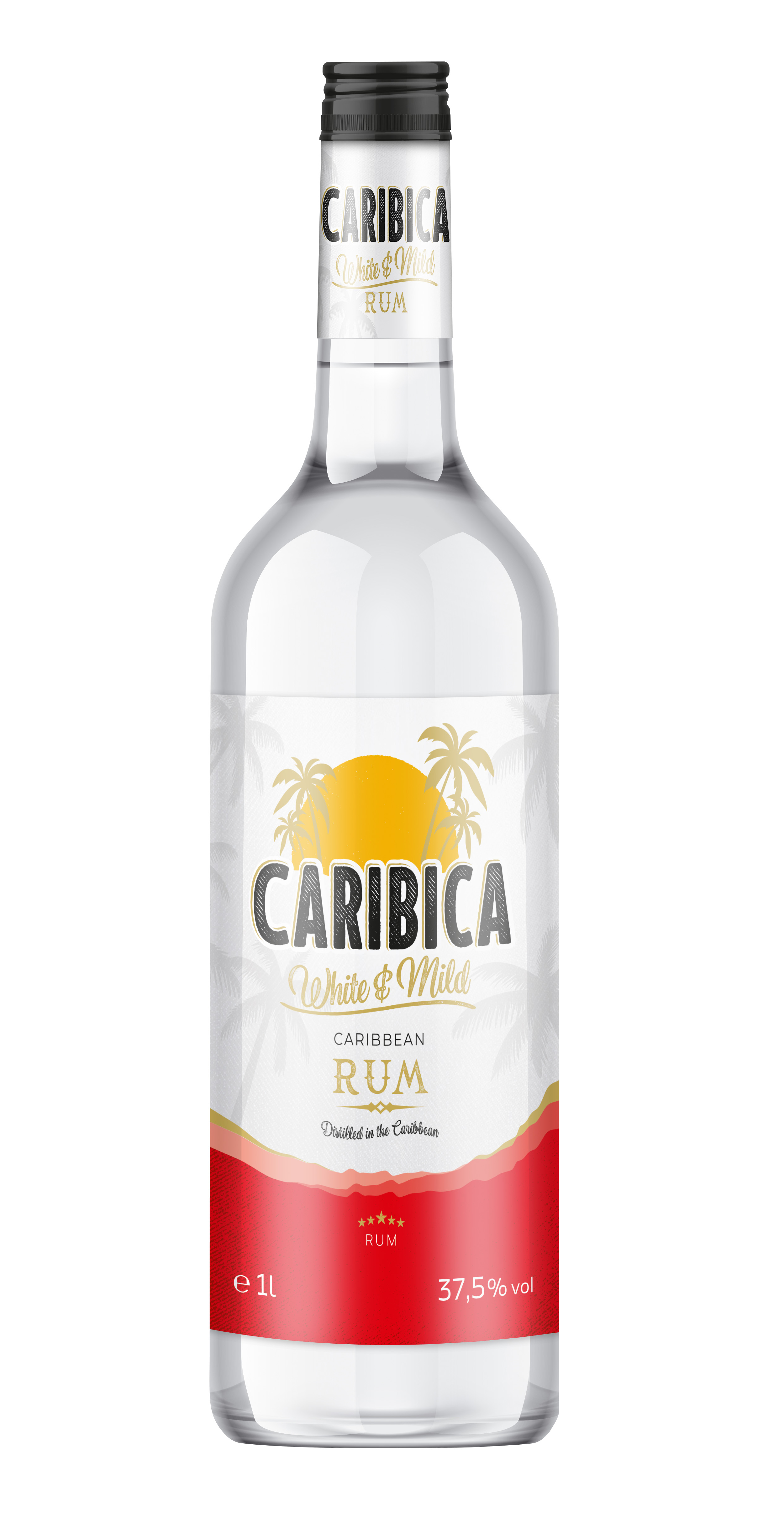 Rum Caribica White 37,5 % 1L