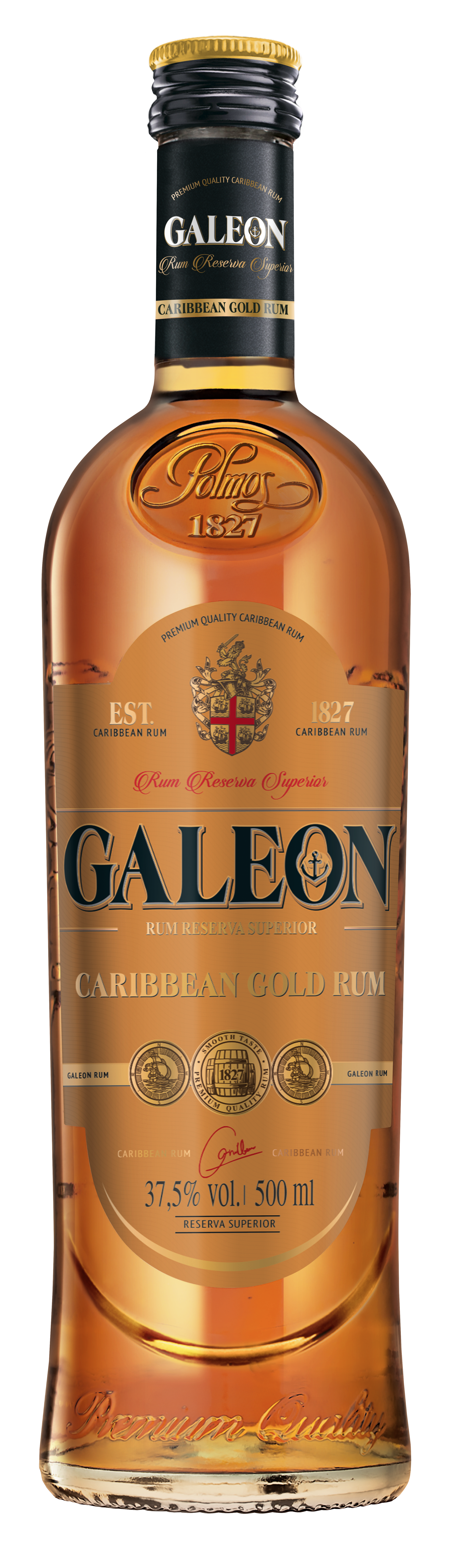 Rum Galeon Gold 37,5% 500 Ml