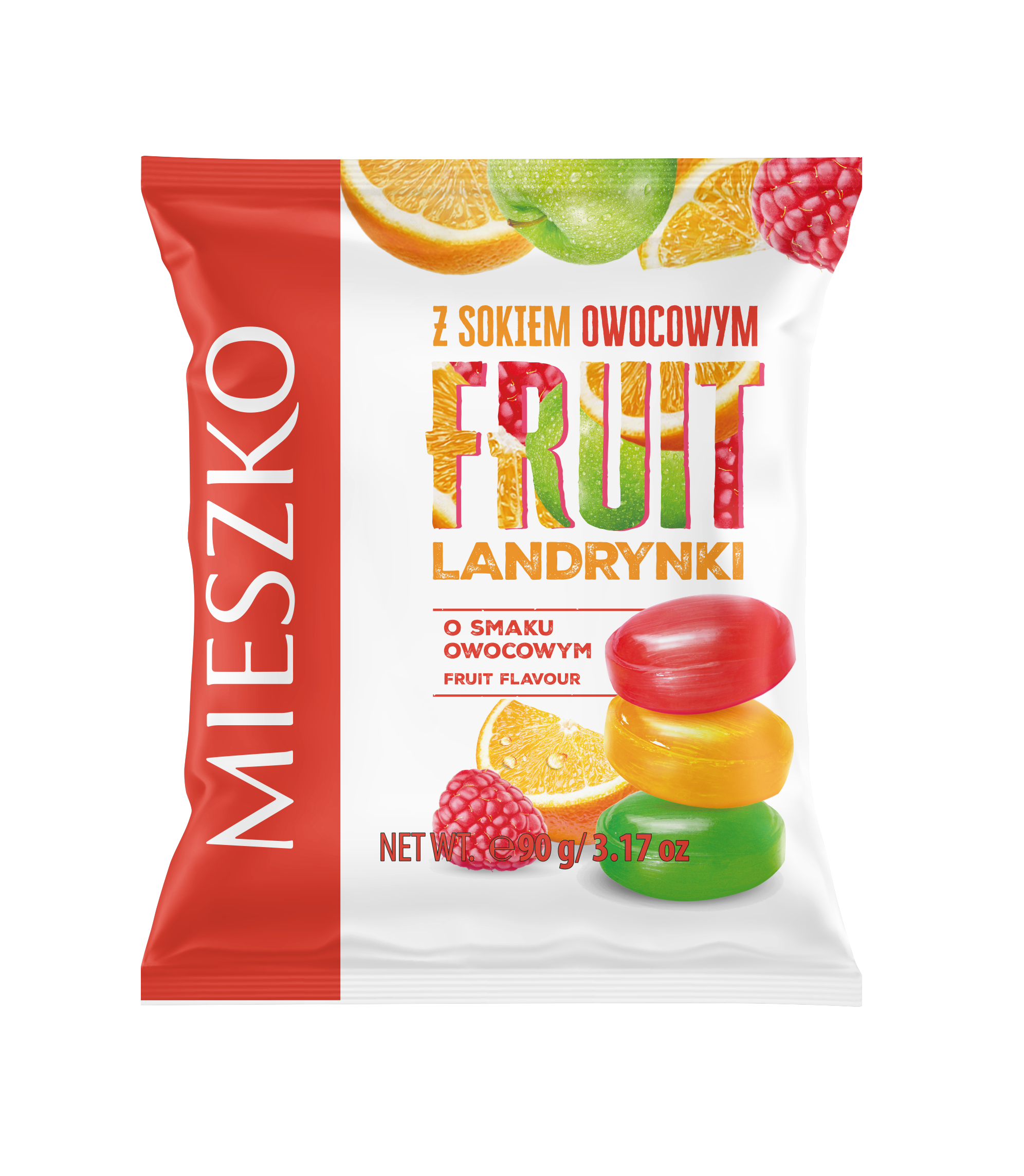 Landrynki Owocowe 90G Mieszko