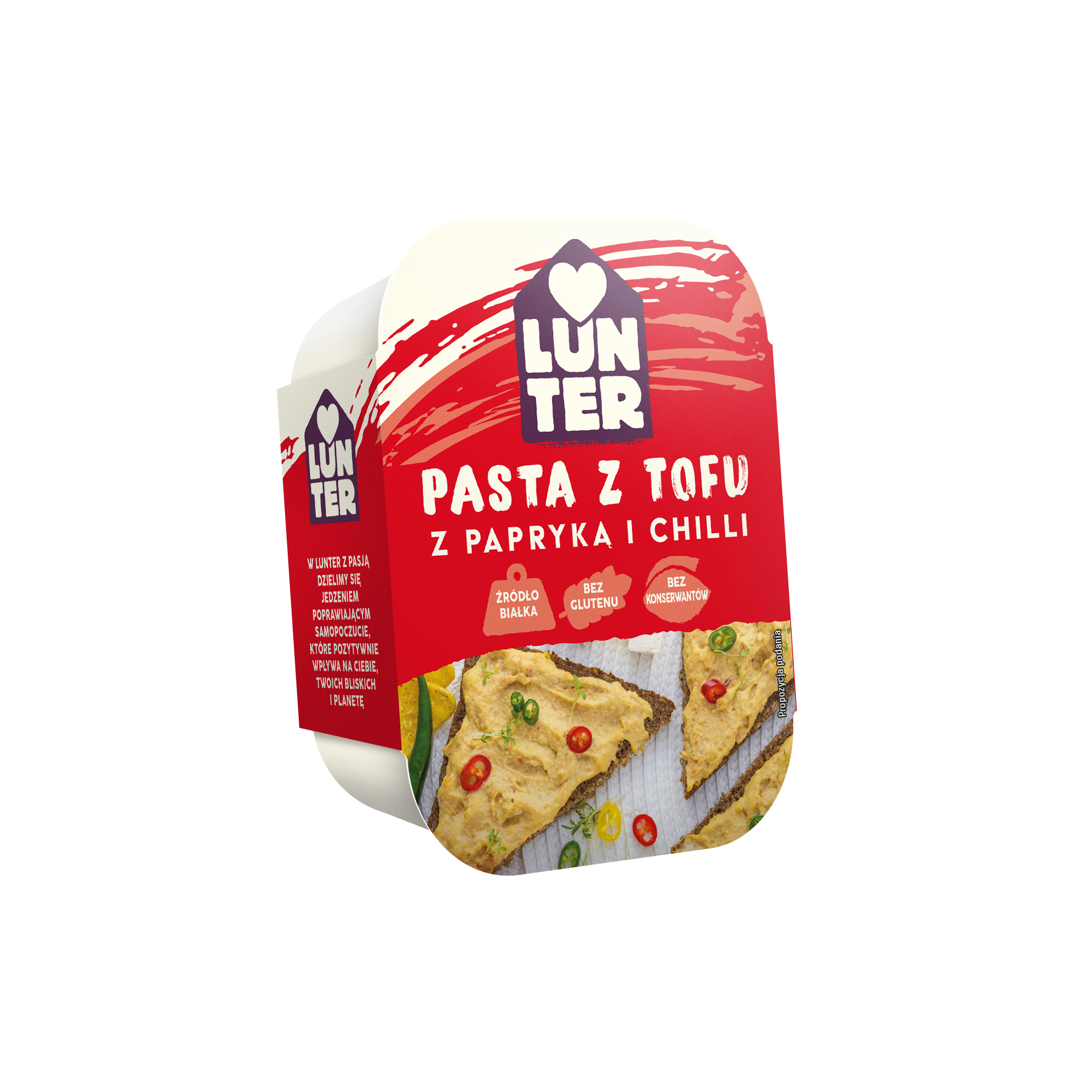 Lunter Pasta Z Tofu Z Papryką I Chilli 150G