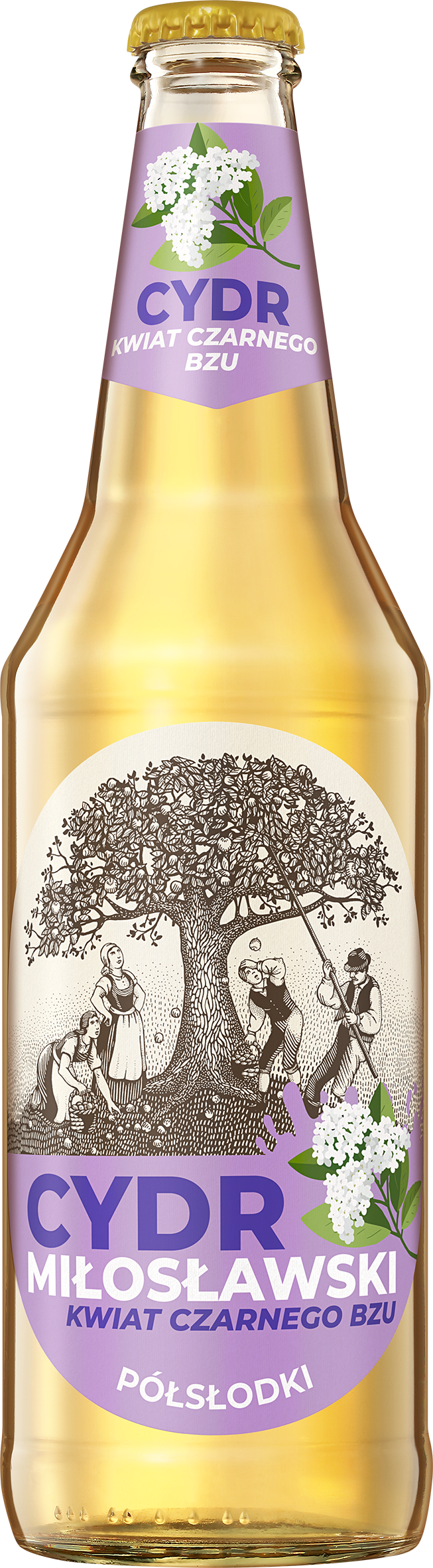 Cydr Miłosławski Kwiat Czarnego Bzu 500Ml Butelka Zwrotna